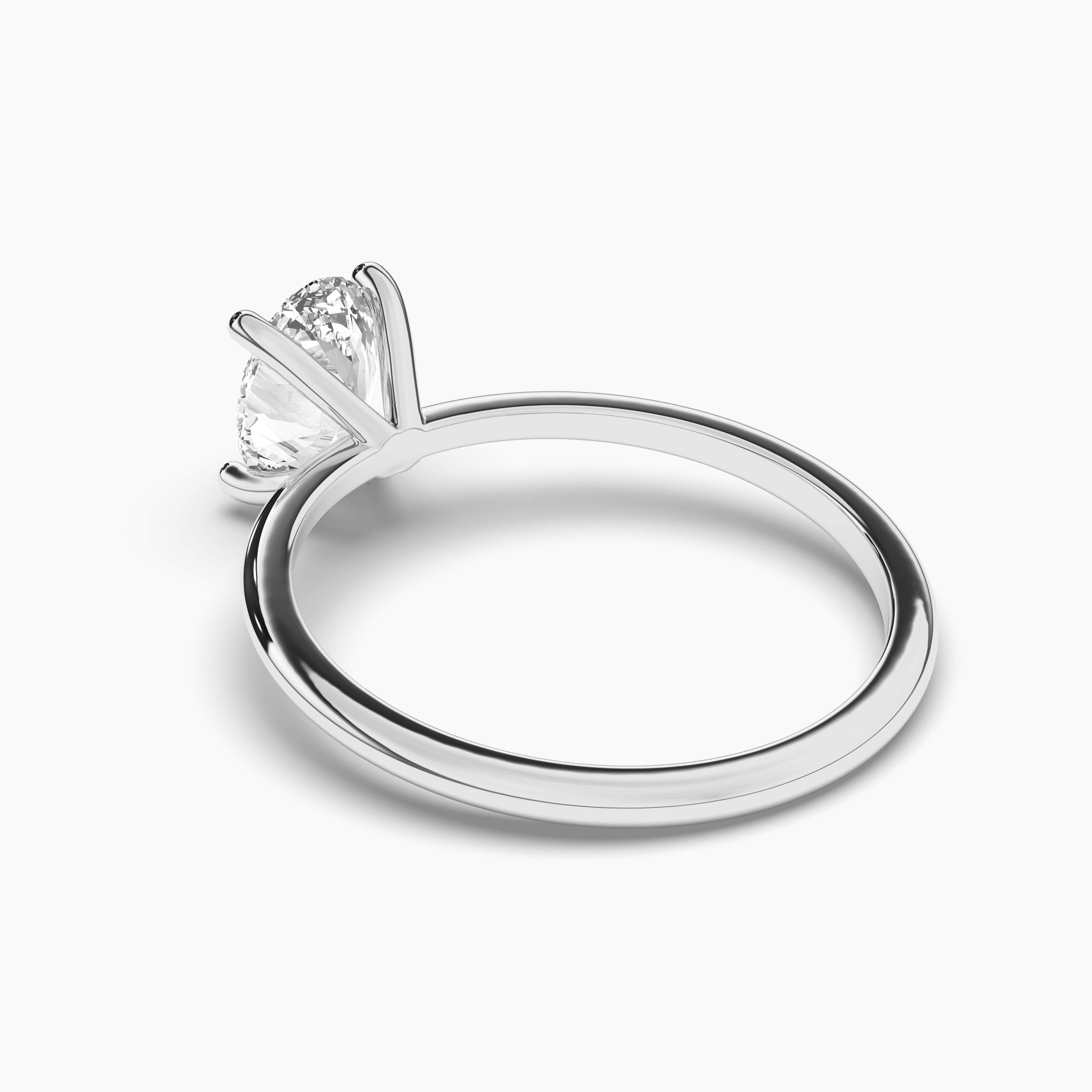 OVAL DIAMOND SOLITAIRE RING