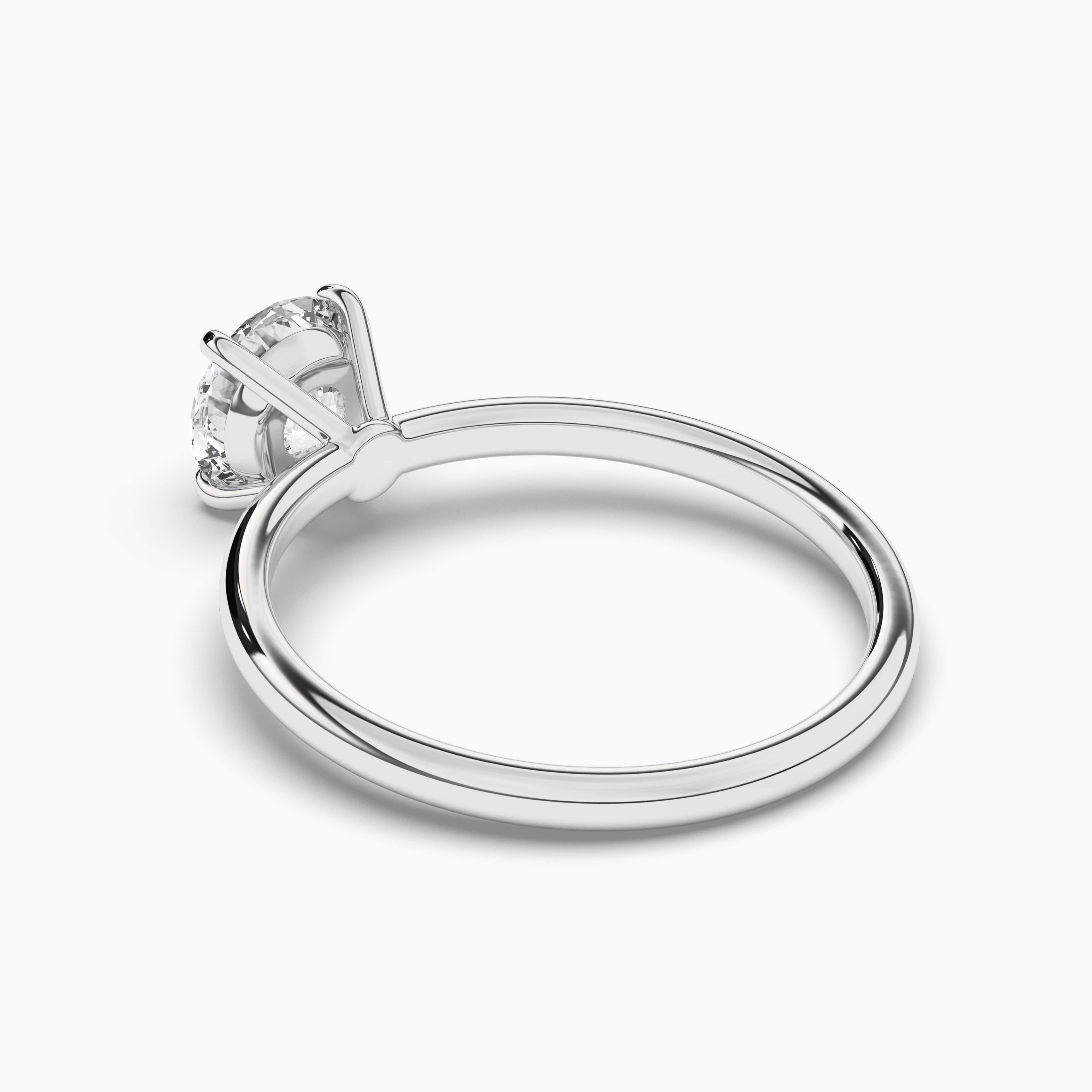 simple solitaire engagement ring