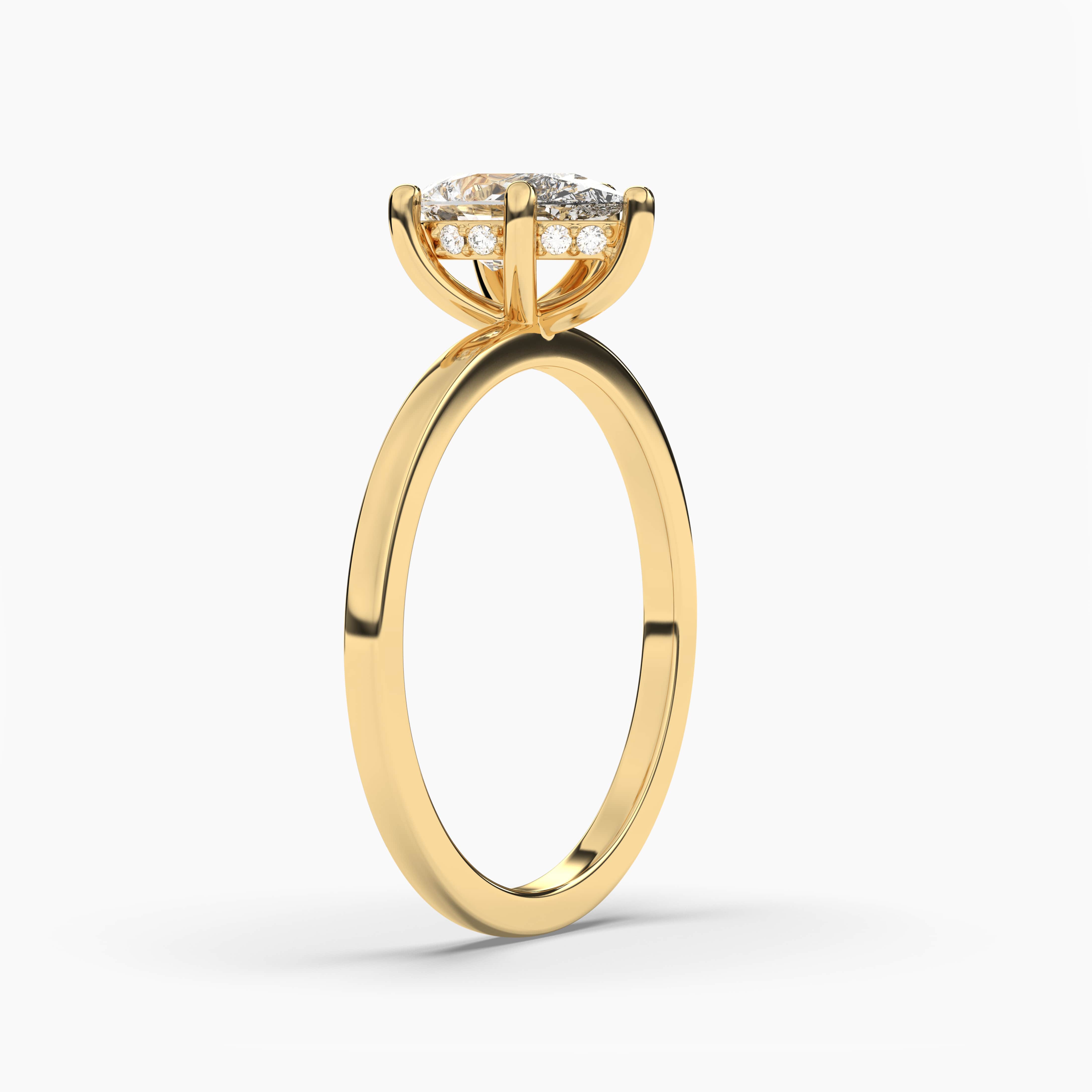 pear cut engagement ring for woman