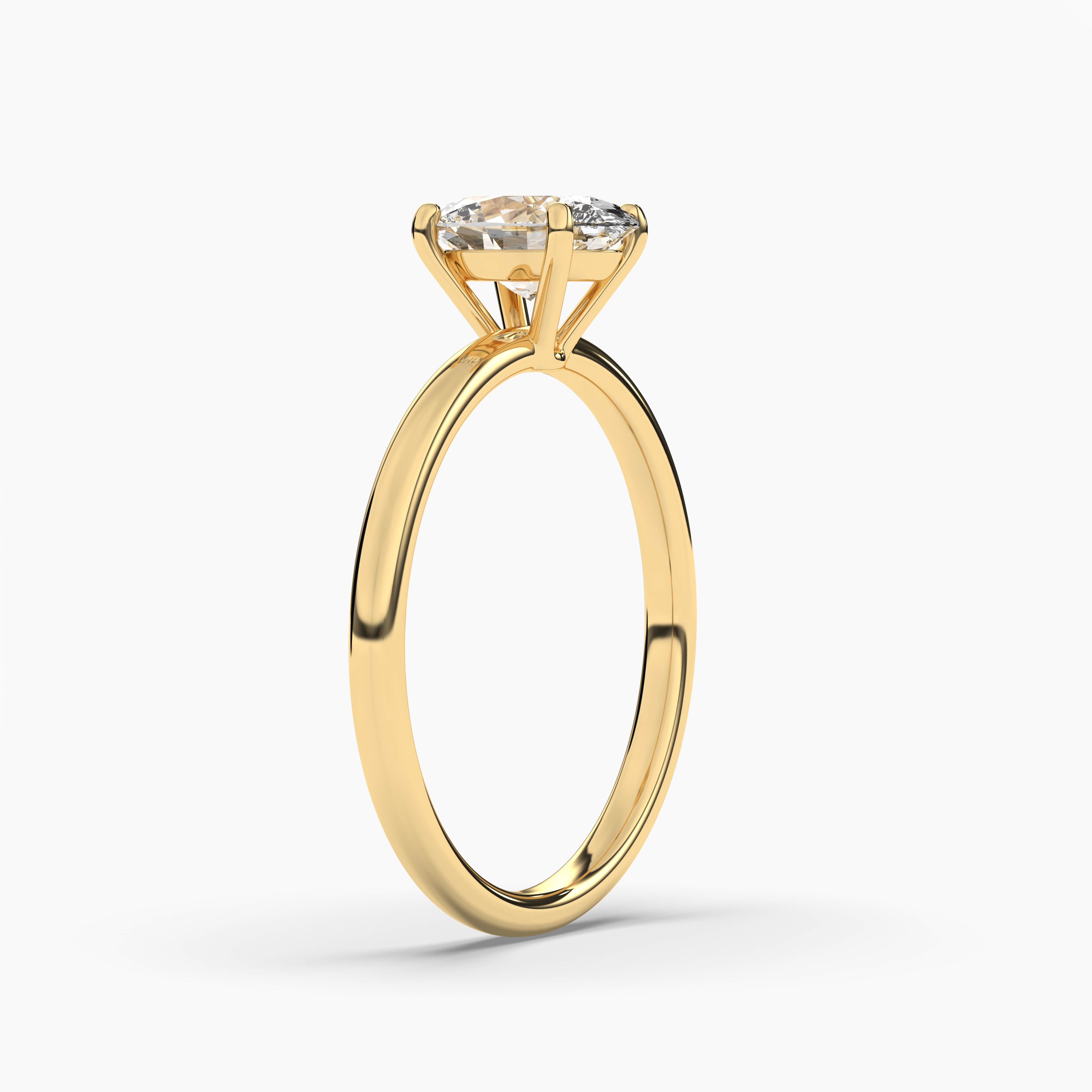 simple solitaire engagement ring