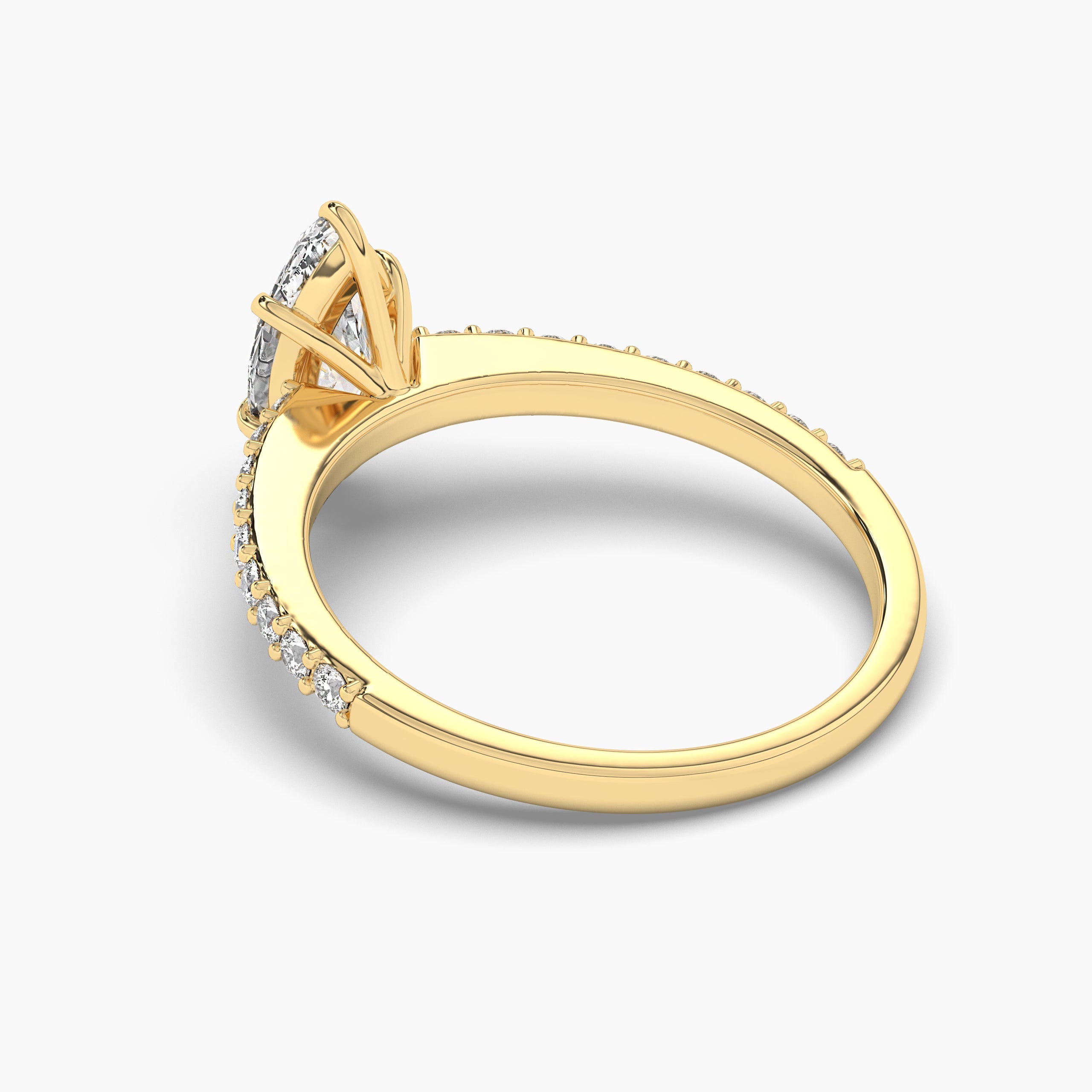 yellow gold marquise engagement rings