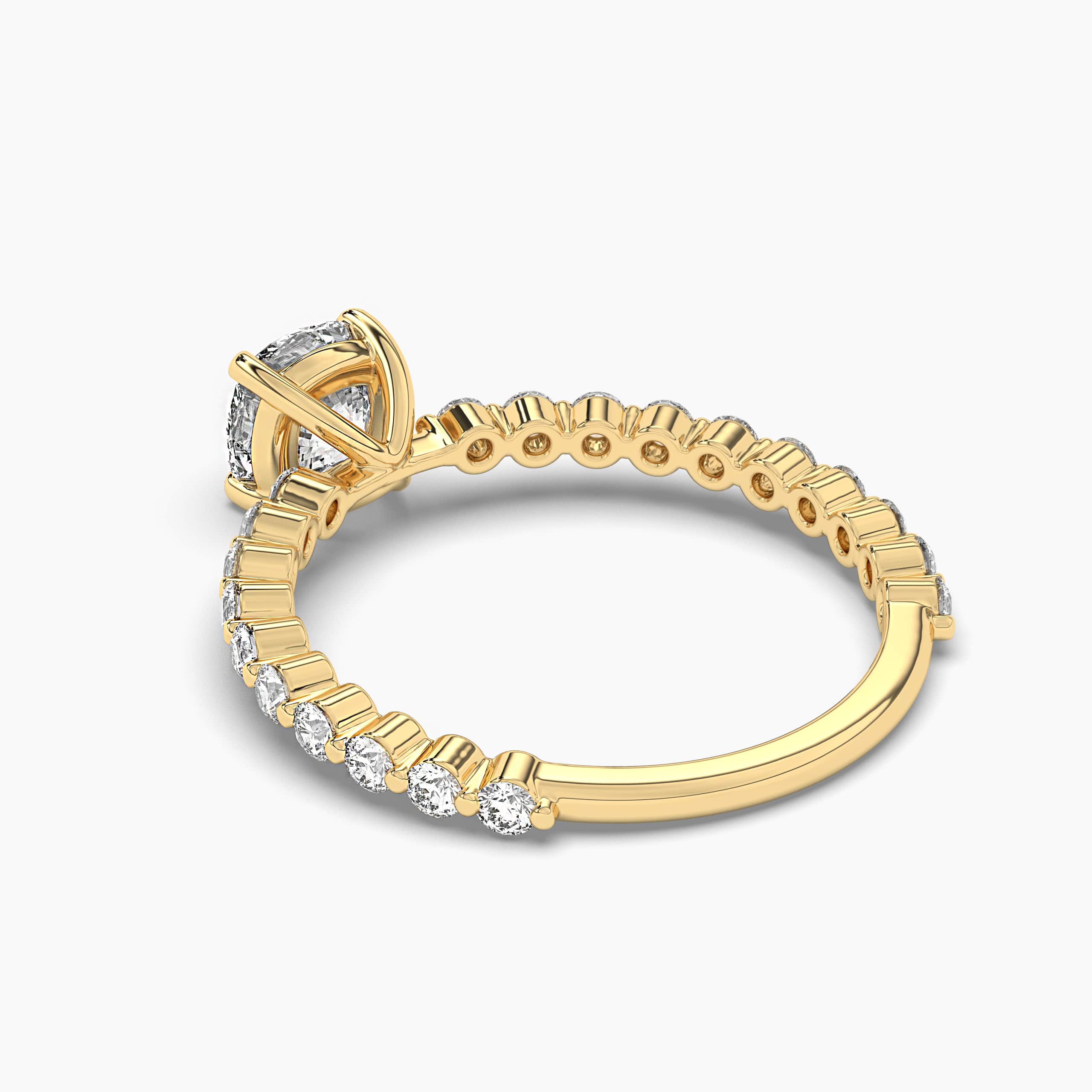 Cushion Lab Grown Diamond Engagement Ring