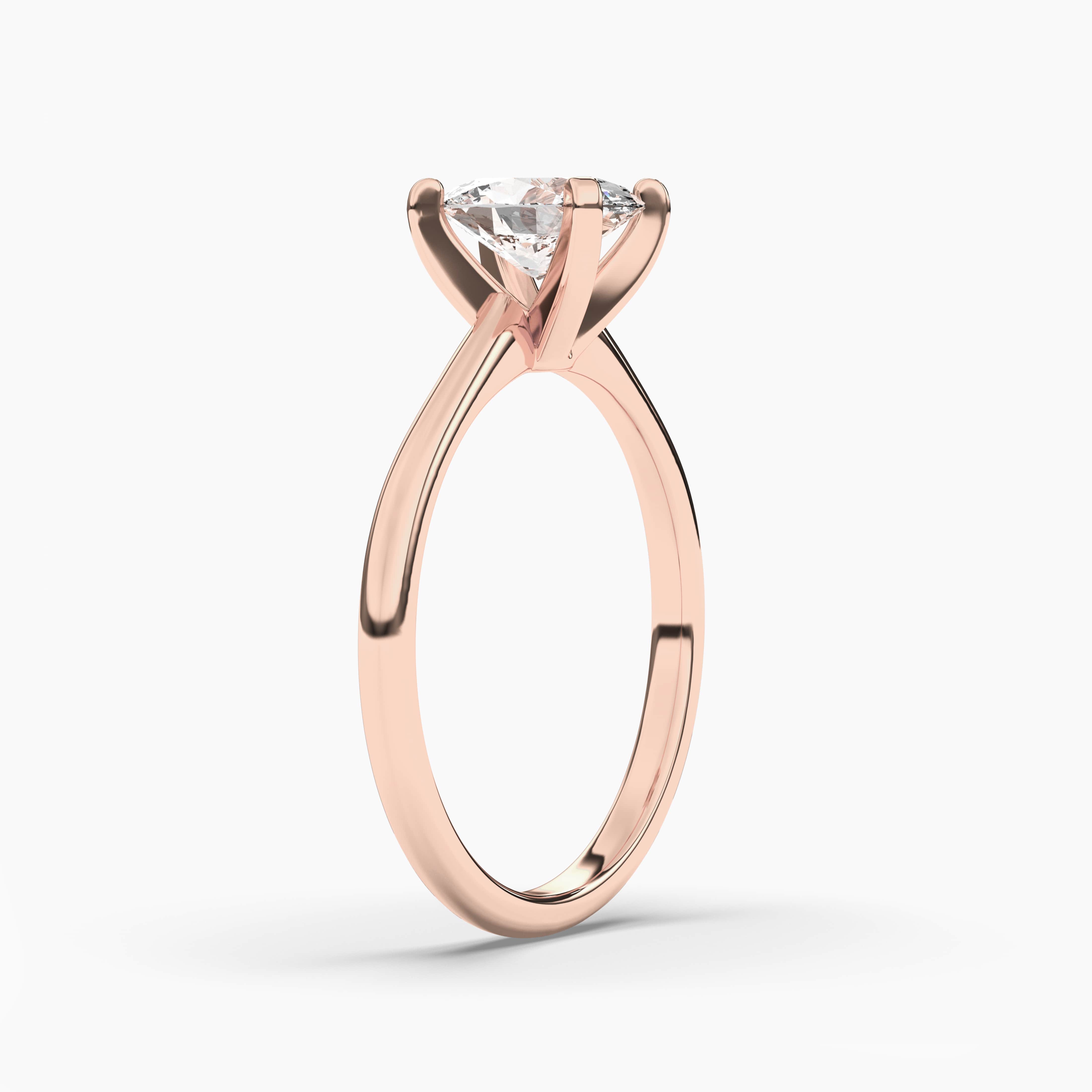 Oval Cut Set Unique Moissanite Engagement Ring