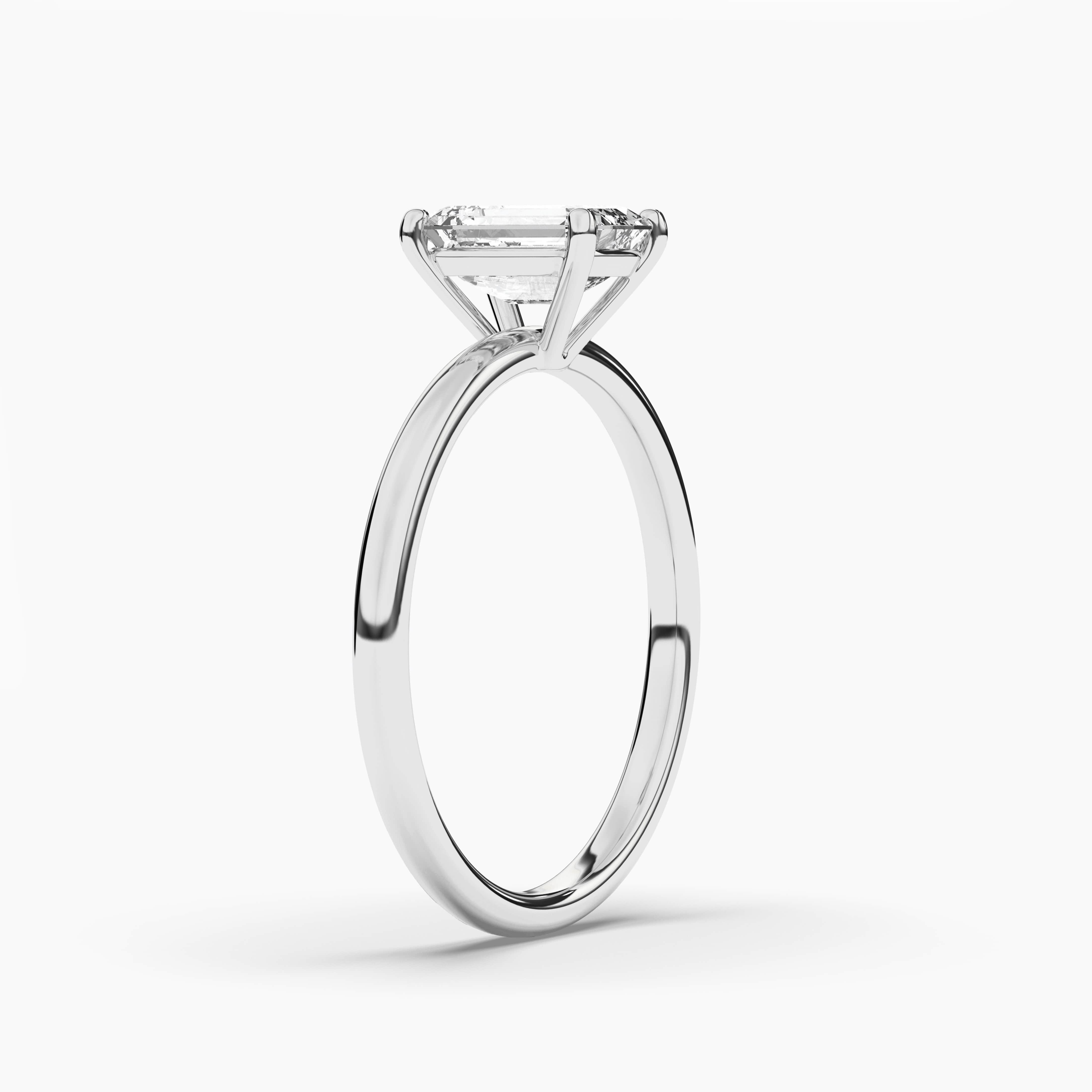 white gold solitaire ring