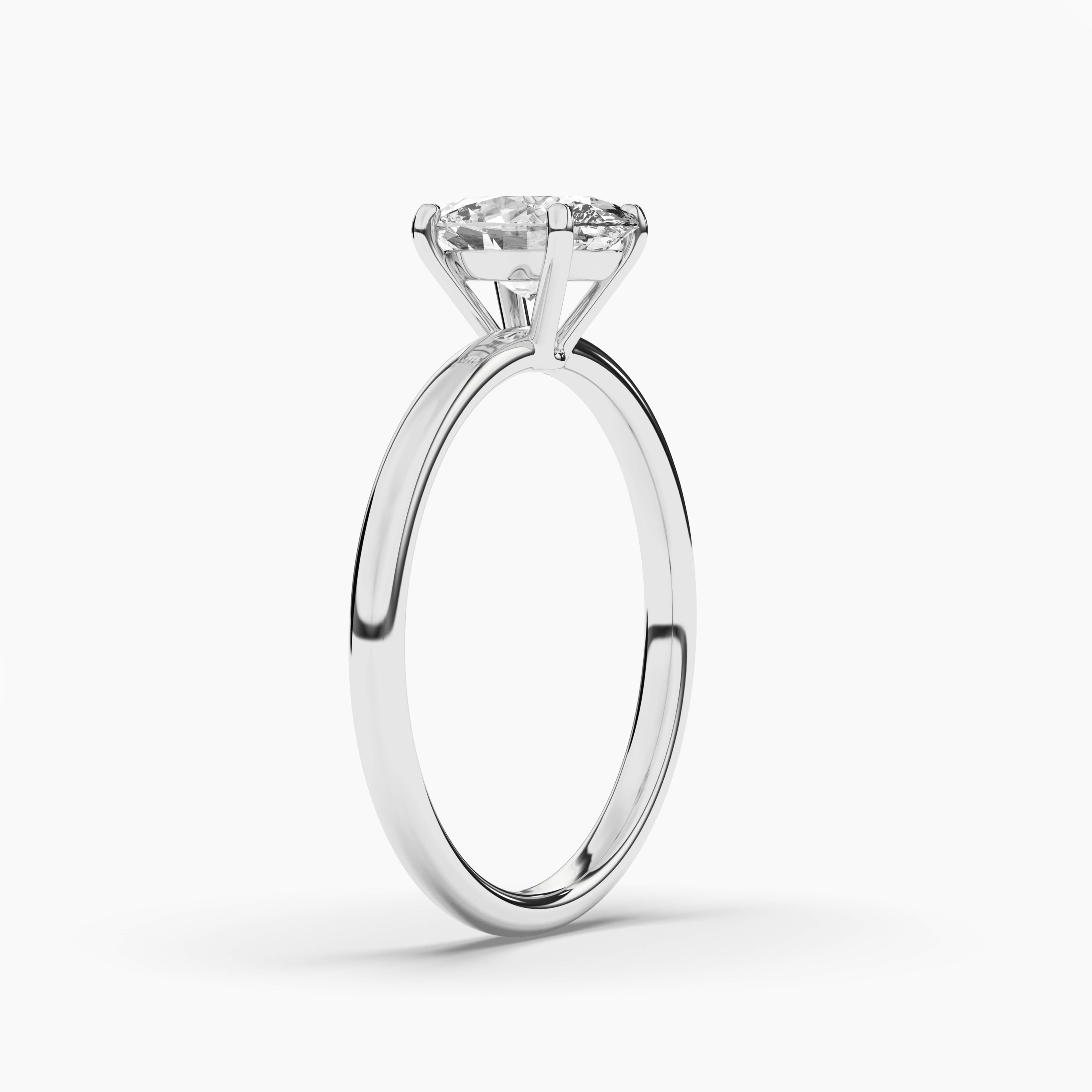 white gold solitaire ring