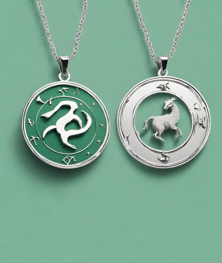 zodiac sign necklace