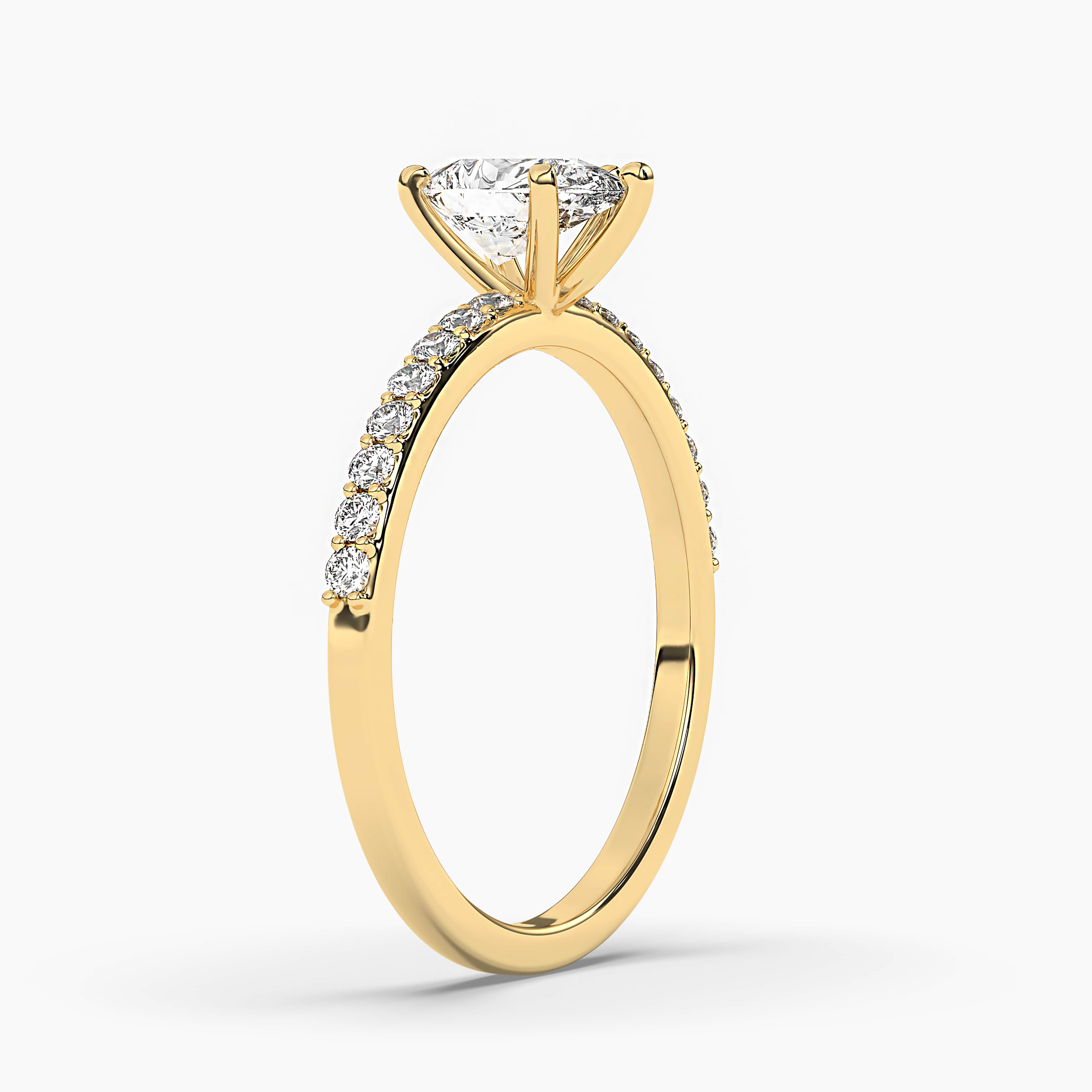 Pear Solitaire Engagement Ring