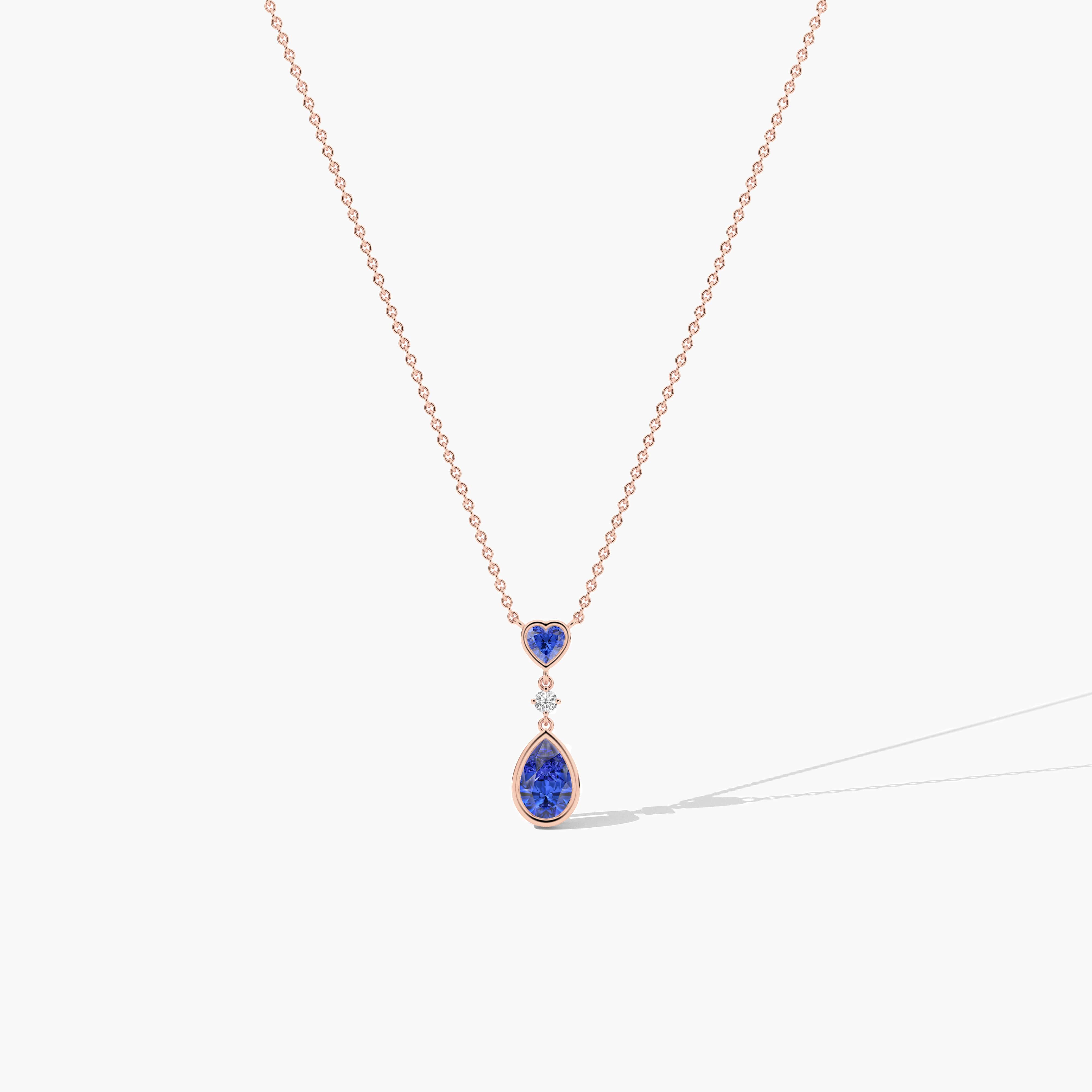 necklace blue sapphire