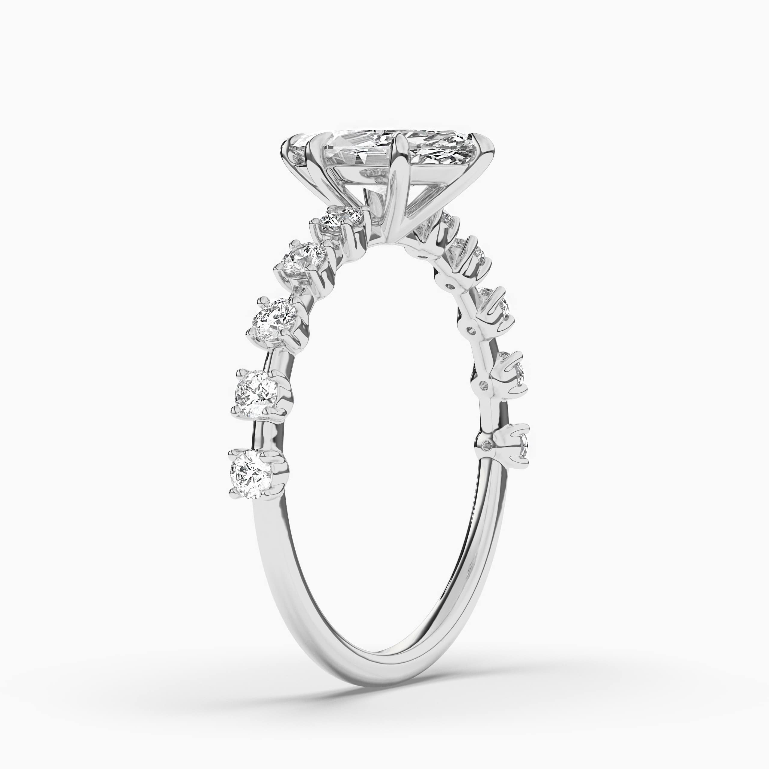 marquise diamond ring white gold 