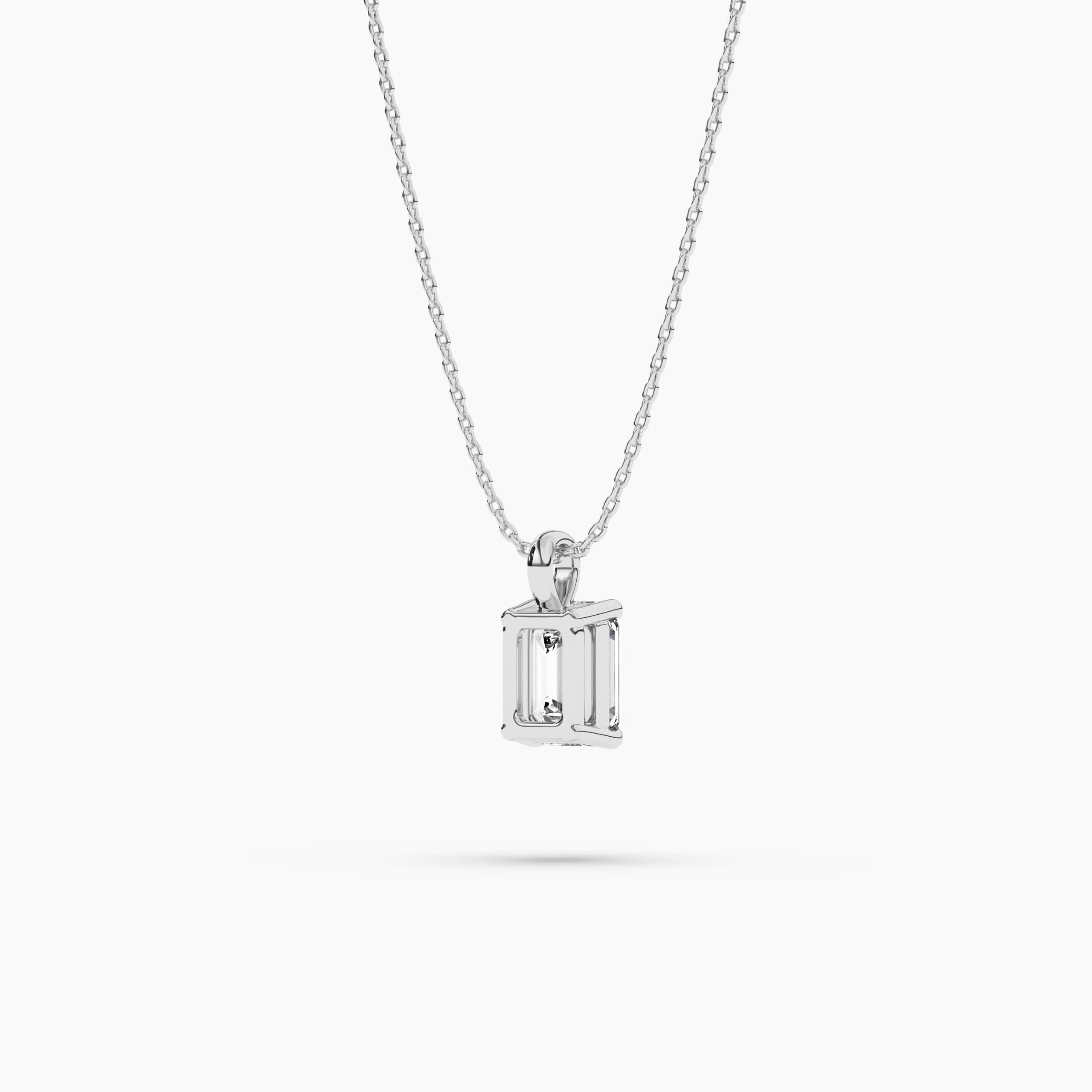 Emerald Cut Ballerina Diamond Mosaic Pendant