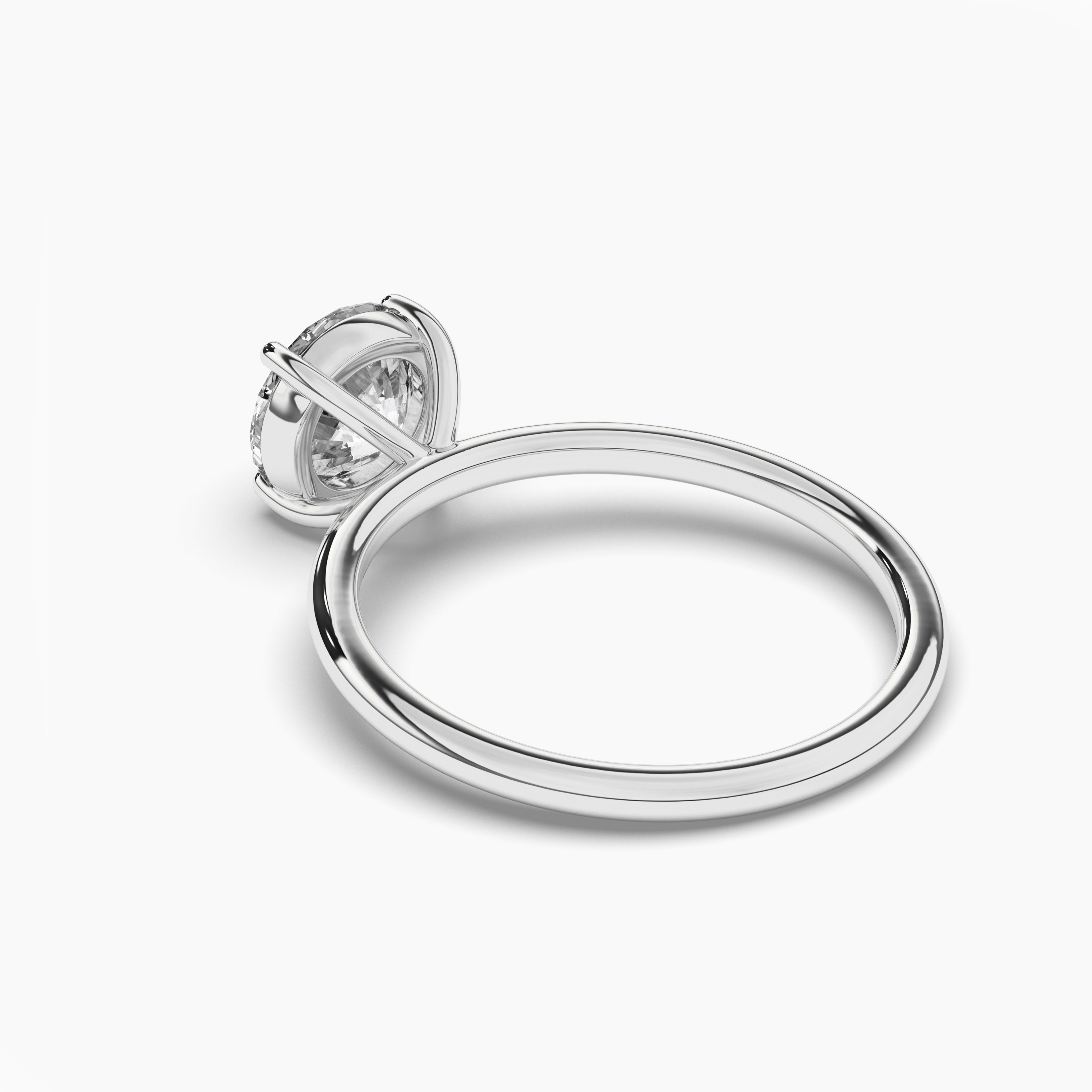 white gold engagement ring