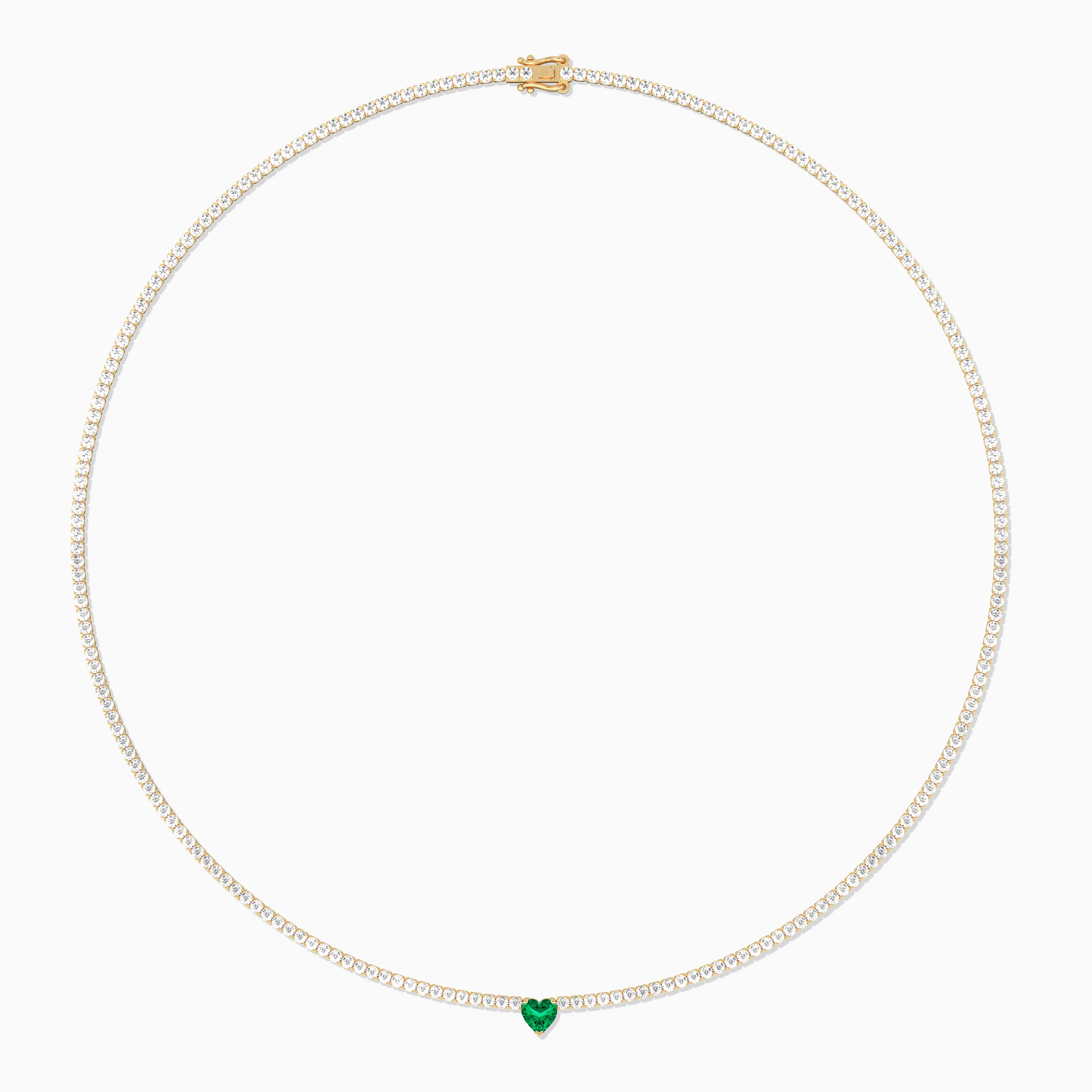 diamond and emerald necklace