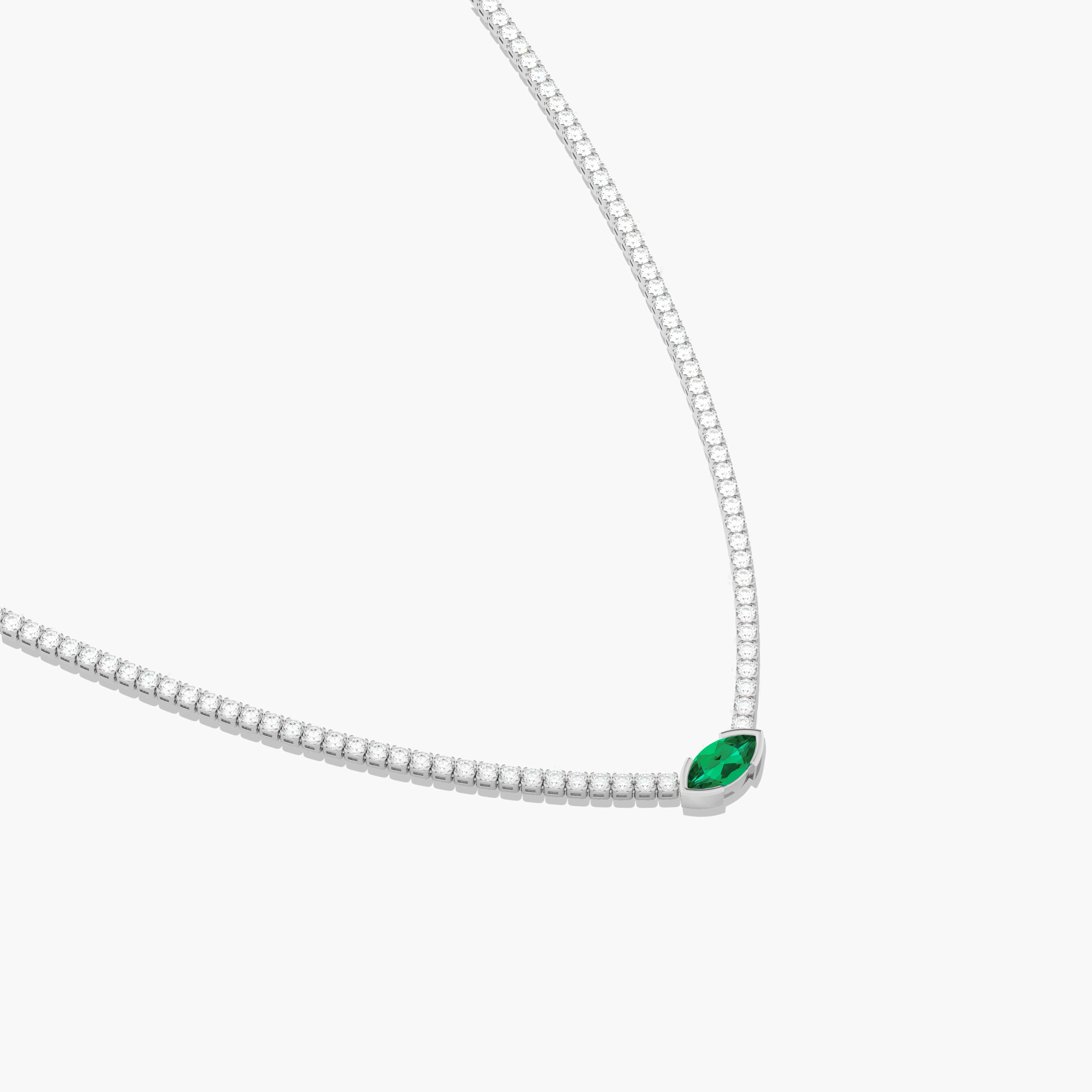 emerald pendant neckalce