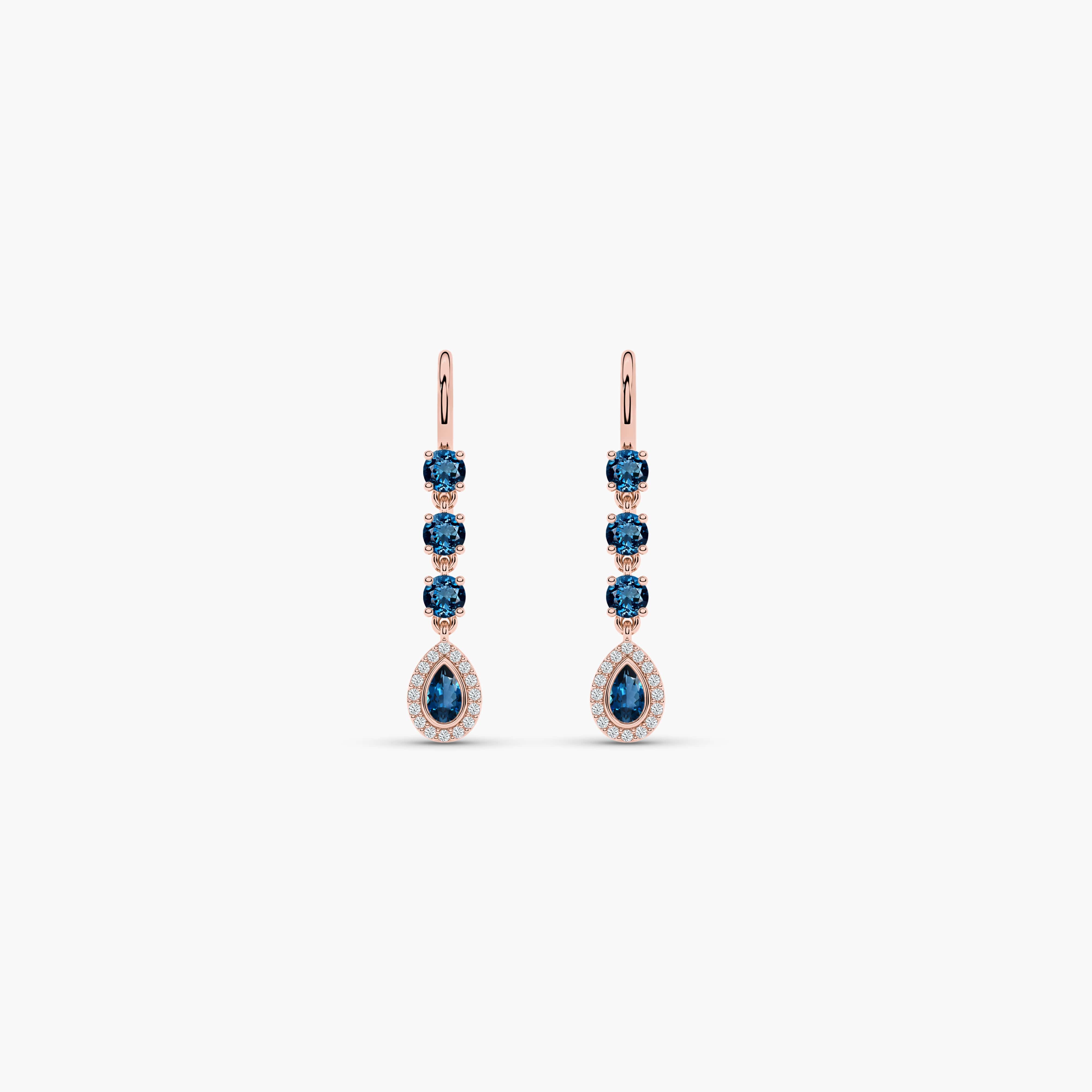 topaz earrings