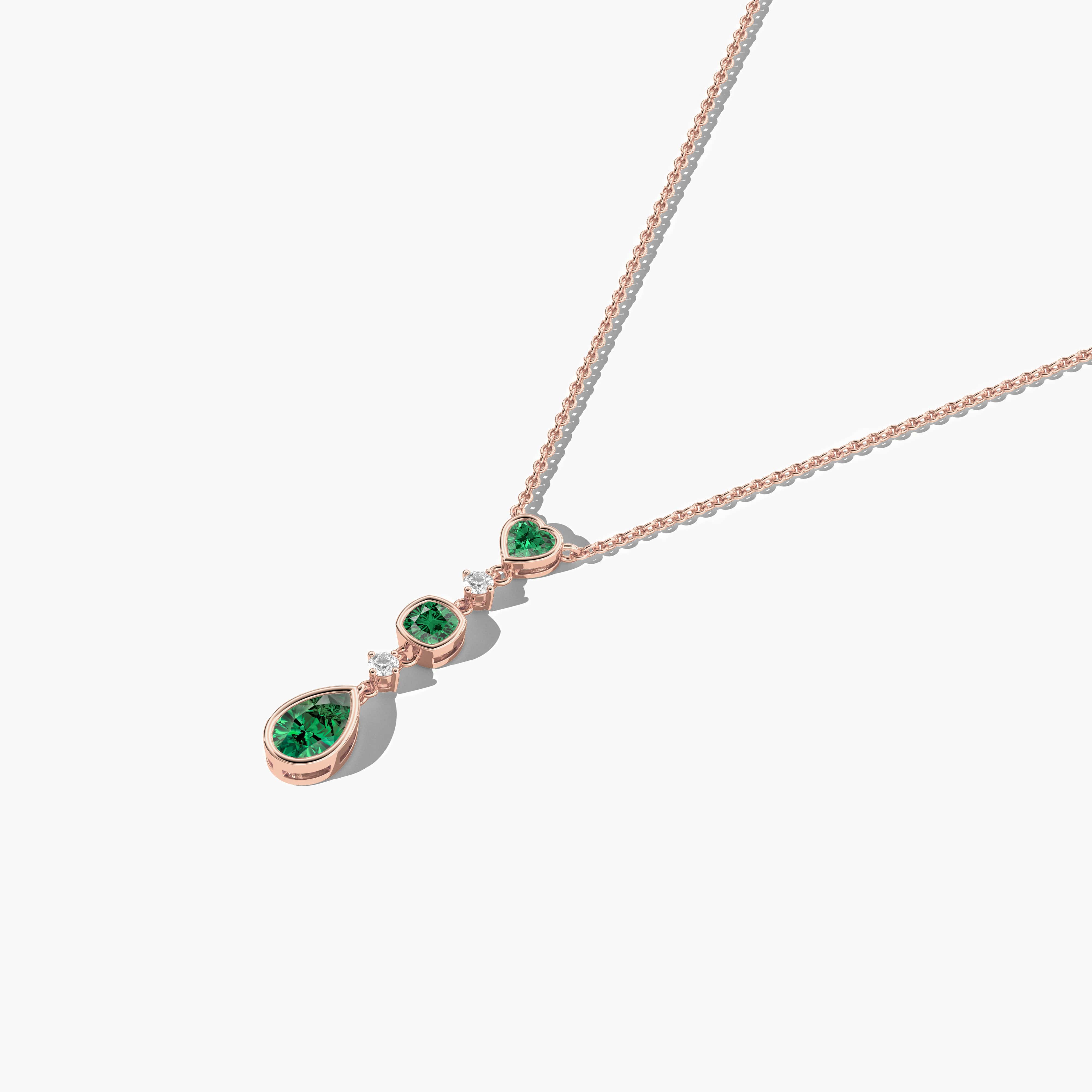 gold and emerald necklace