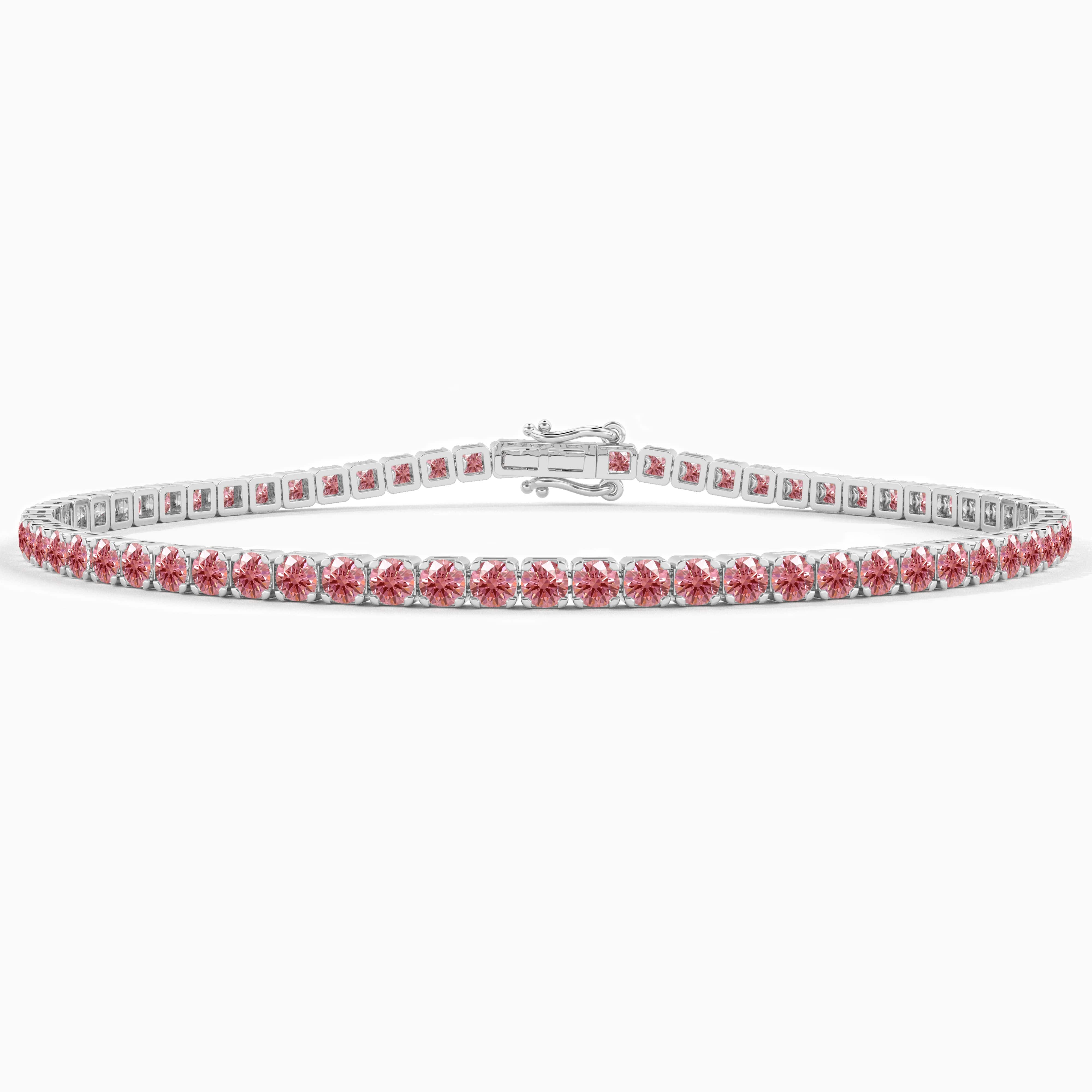 thin diamond tennis bracelet