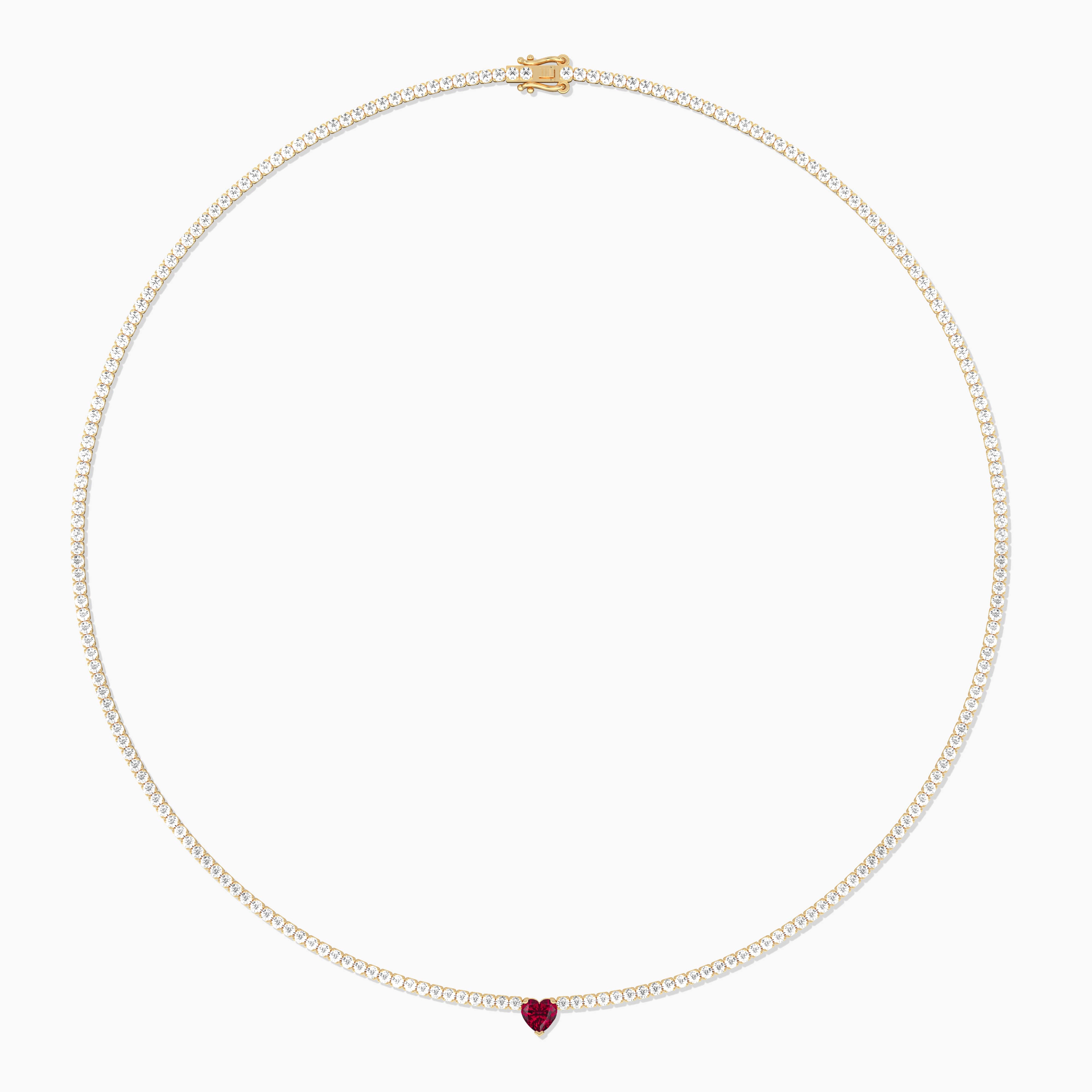 gold ruby pendent