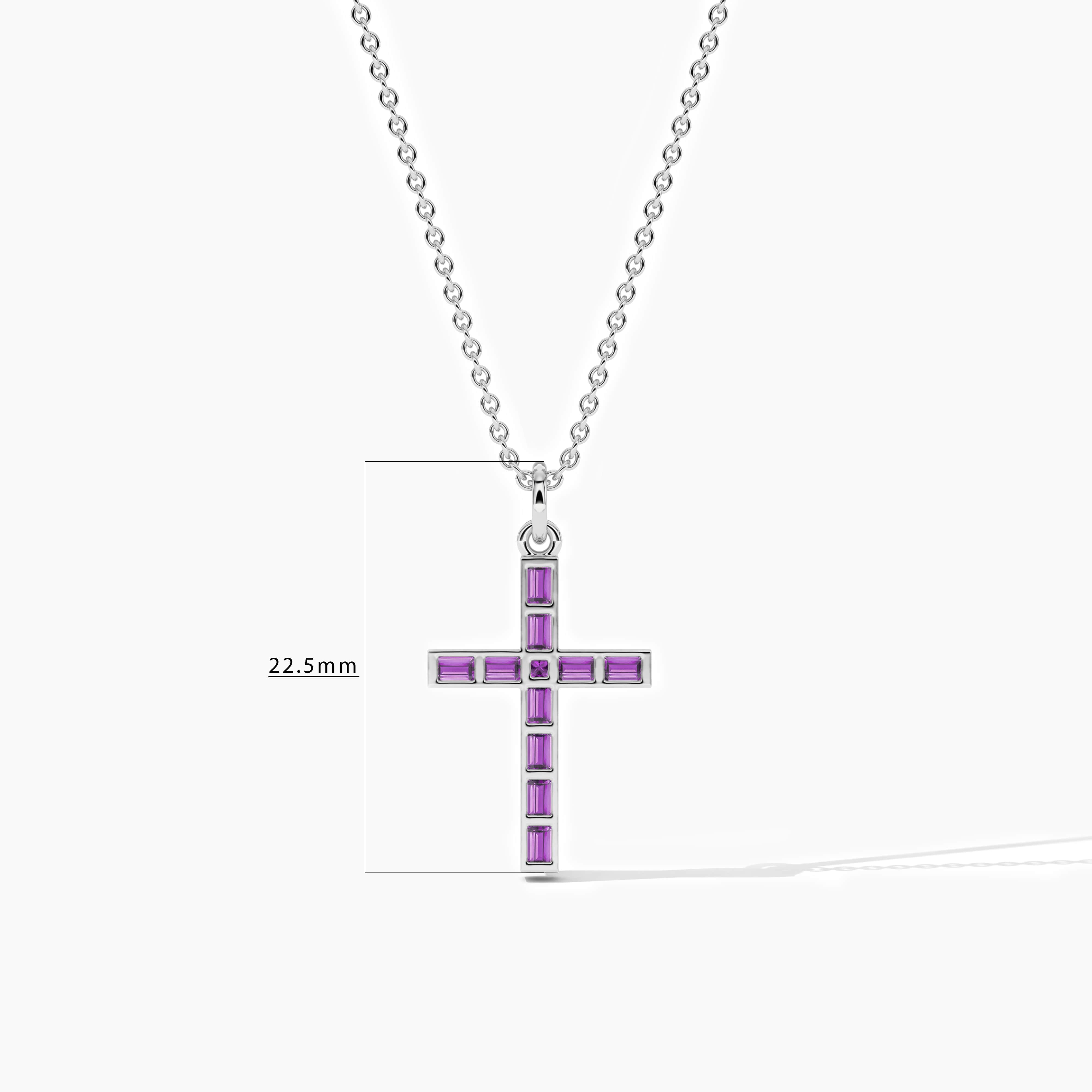 simple cross necklace for women