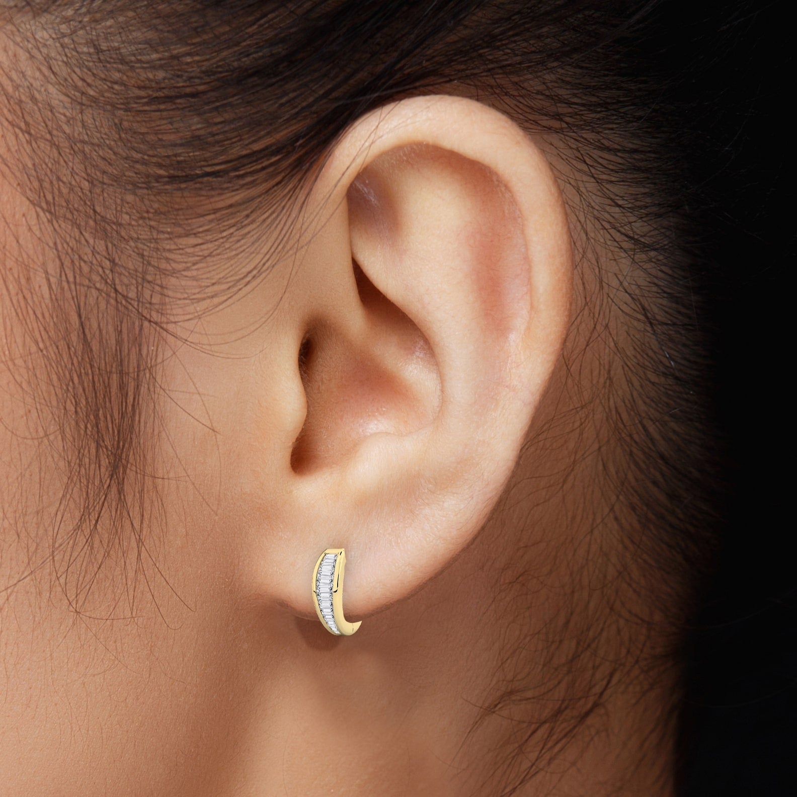 14k gold hoops earring for woman 