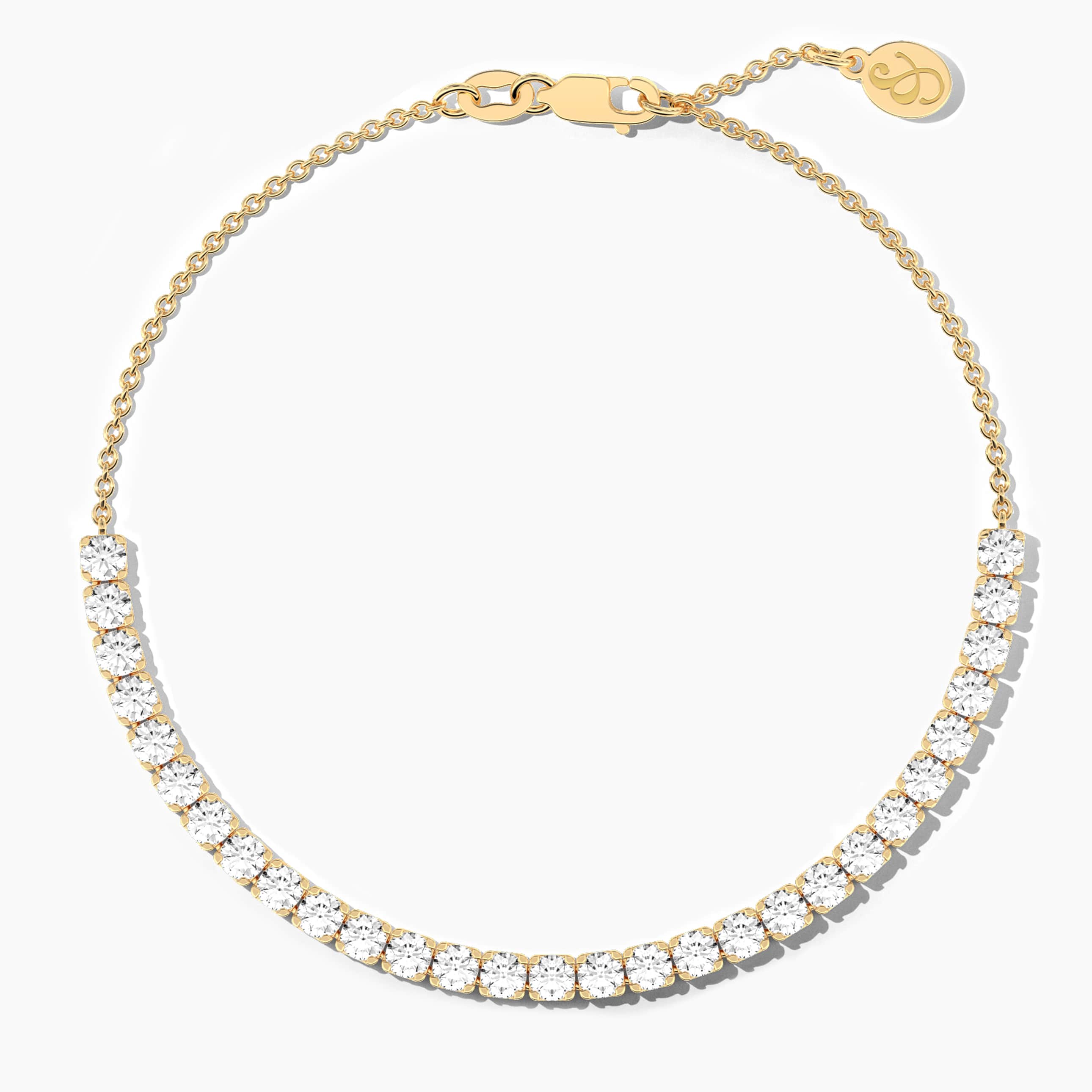 moissanite diamond tennis bracelet