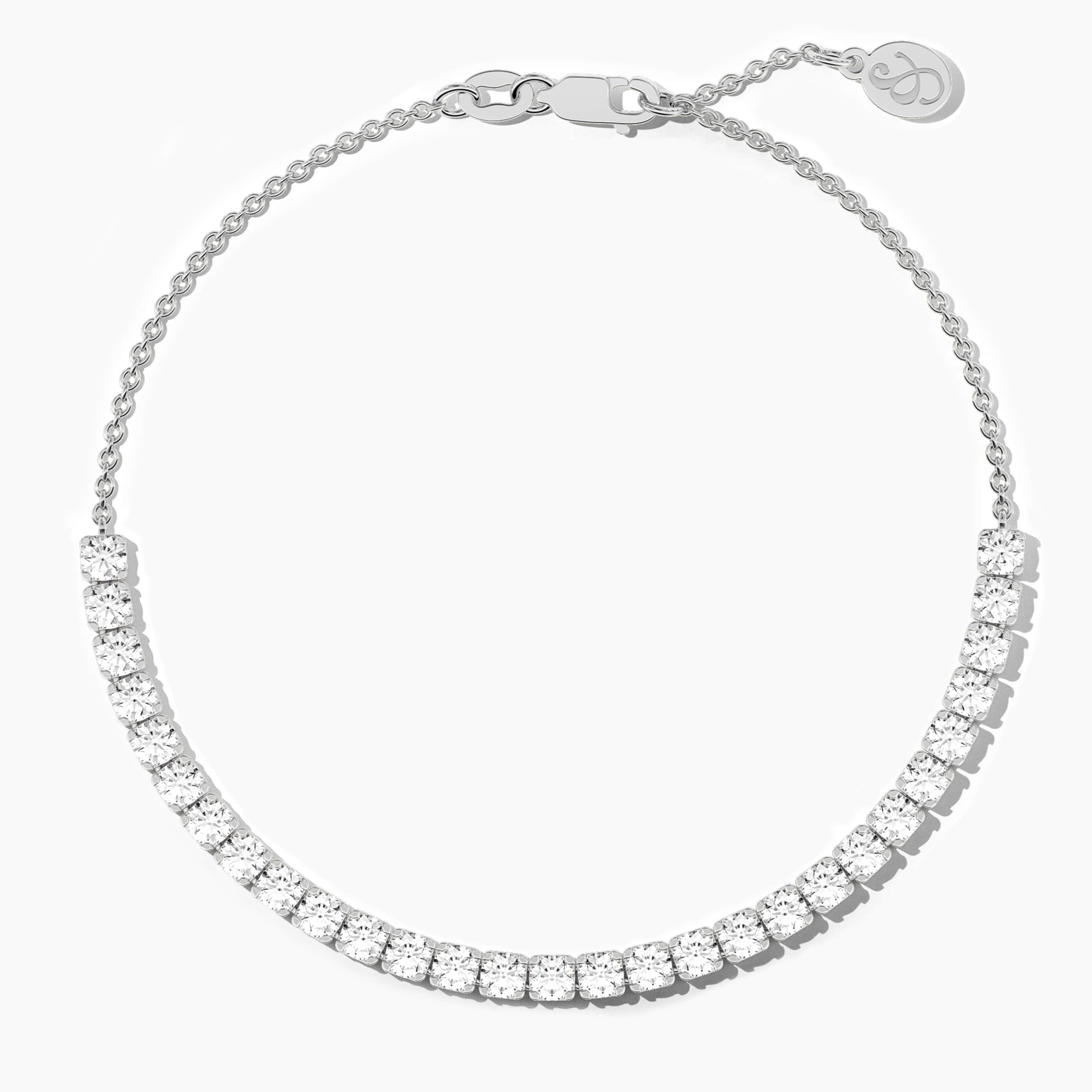 lab grown diamond tennis bracelets