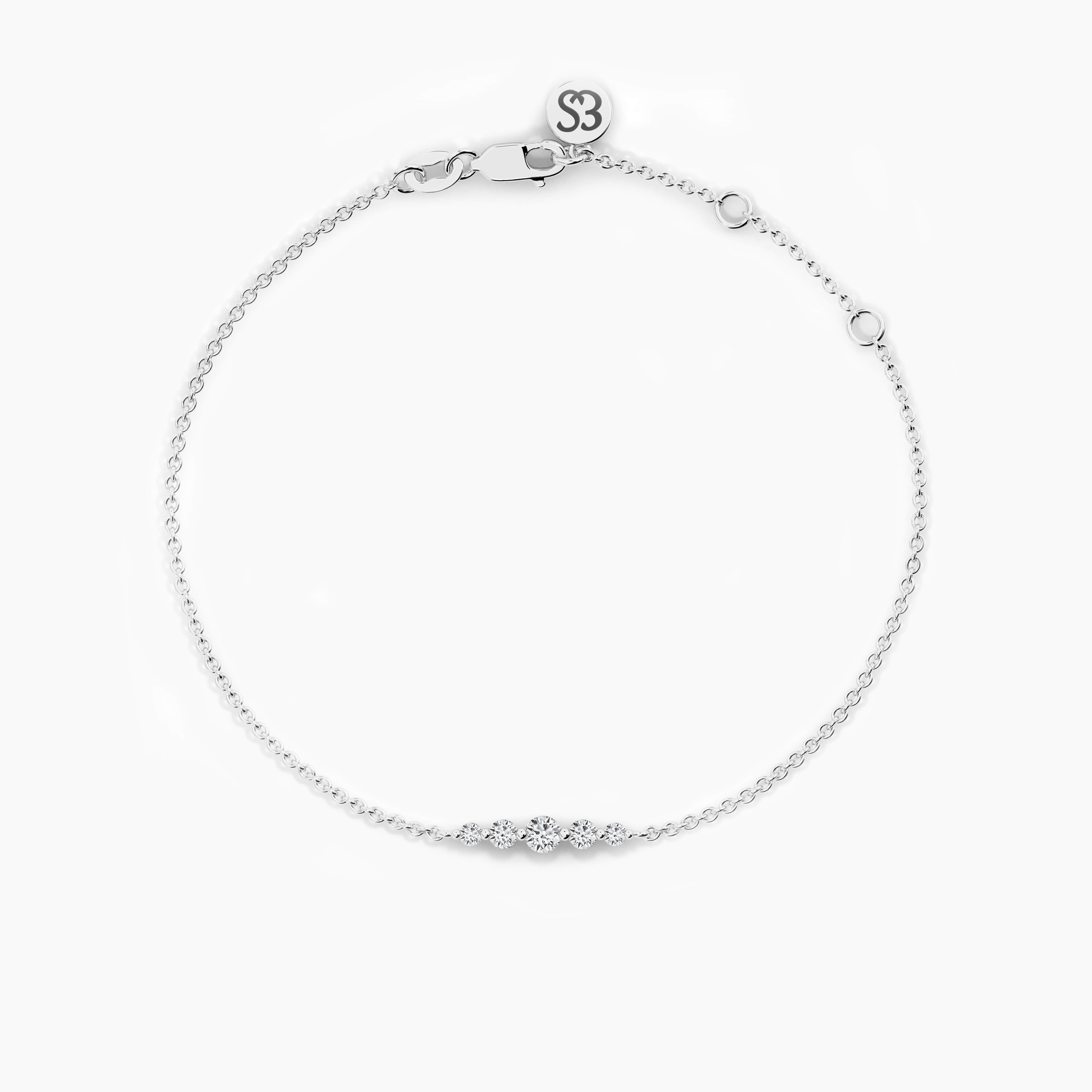 diamond chain bracelet