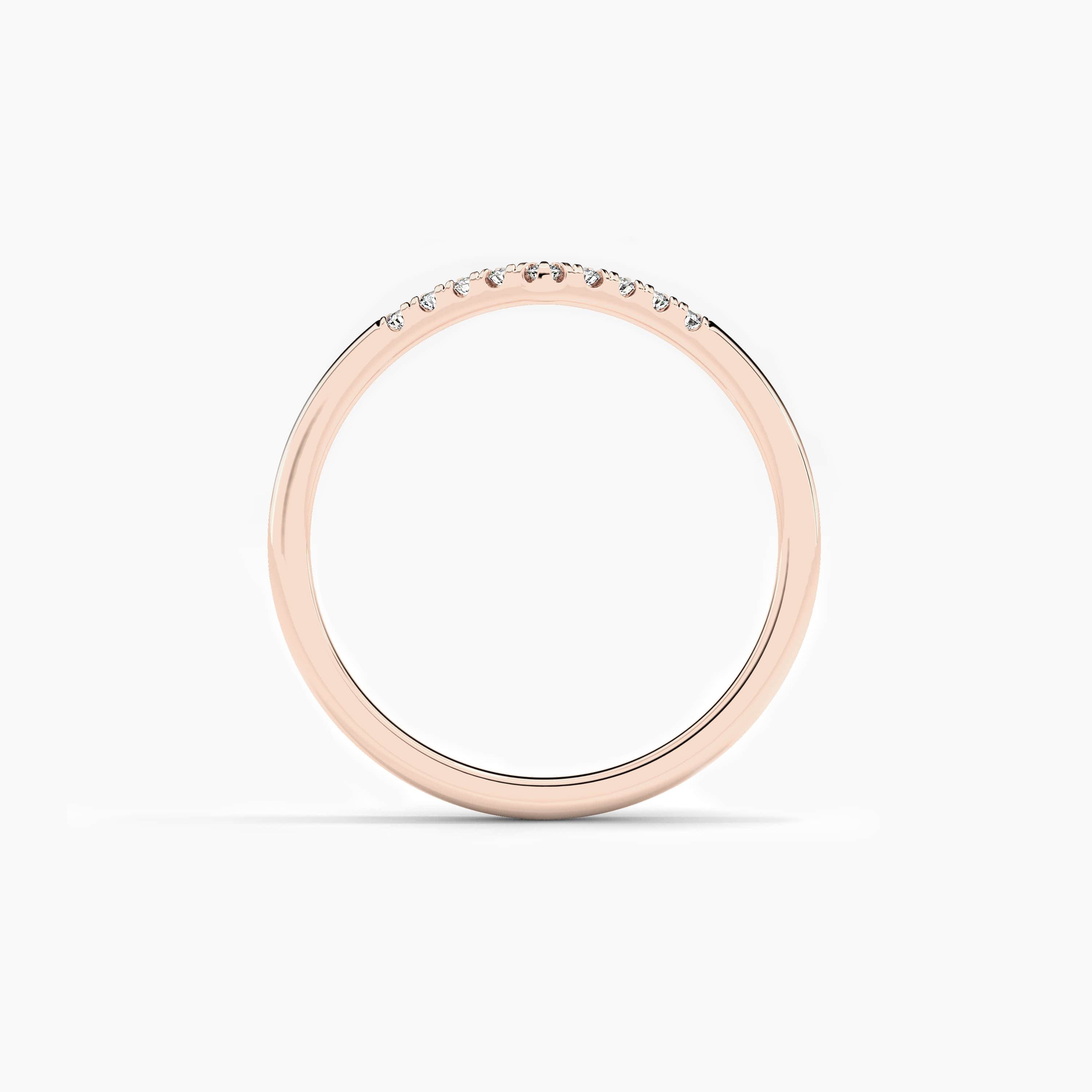 round shape lab grown diamond ring