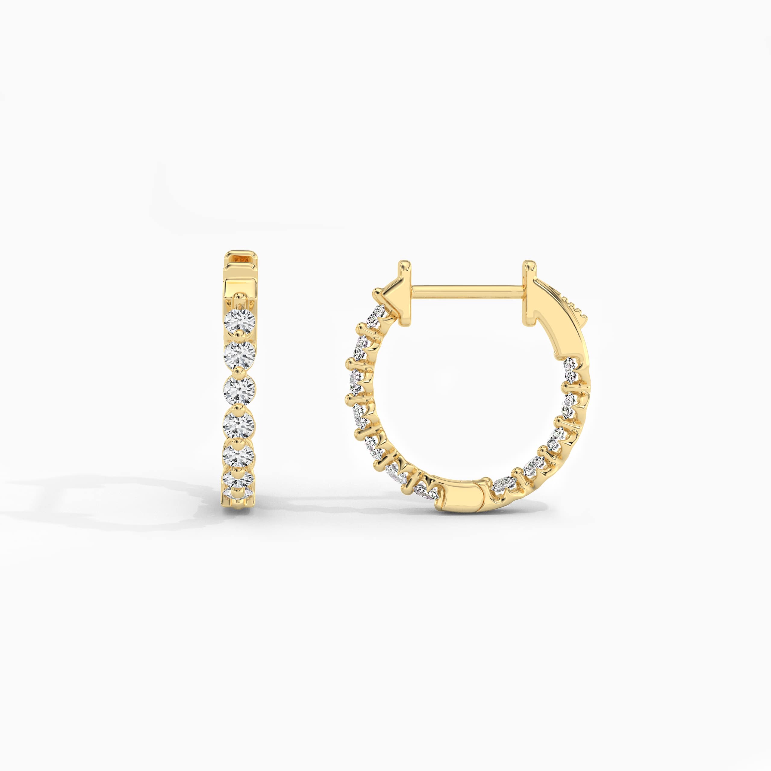 14k Yellow Gold Hoop earrings