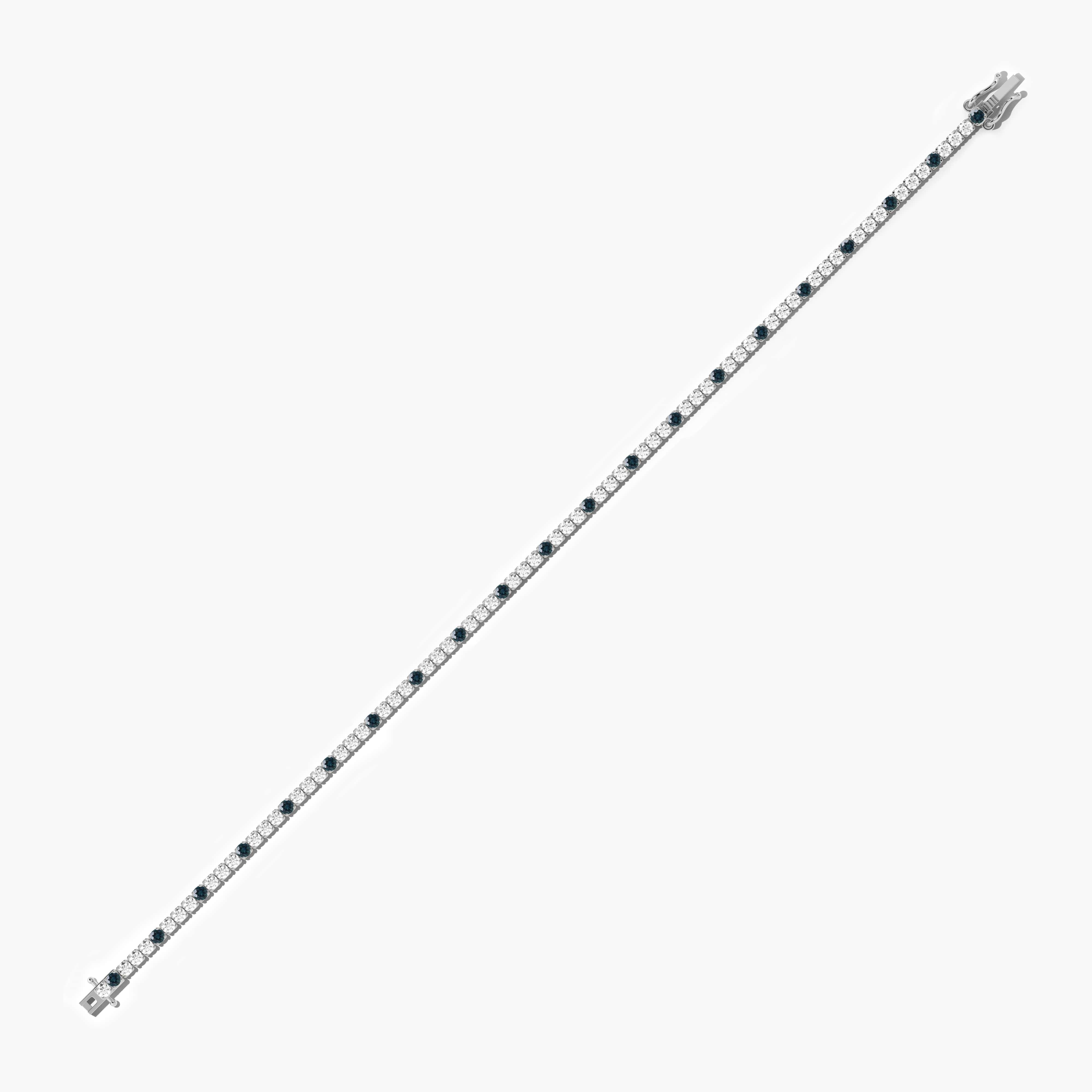 white gold diamond tennis bracelet 