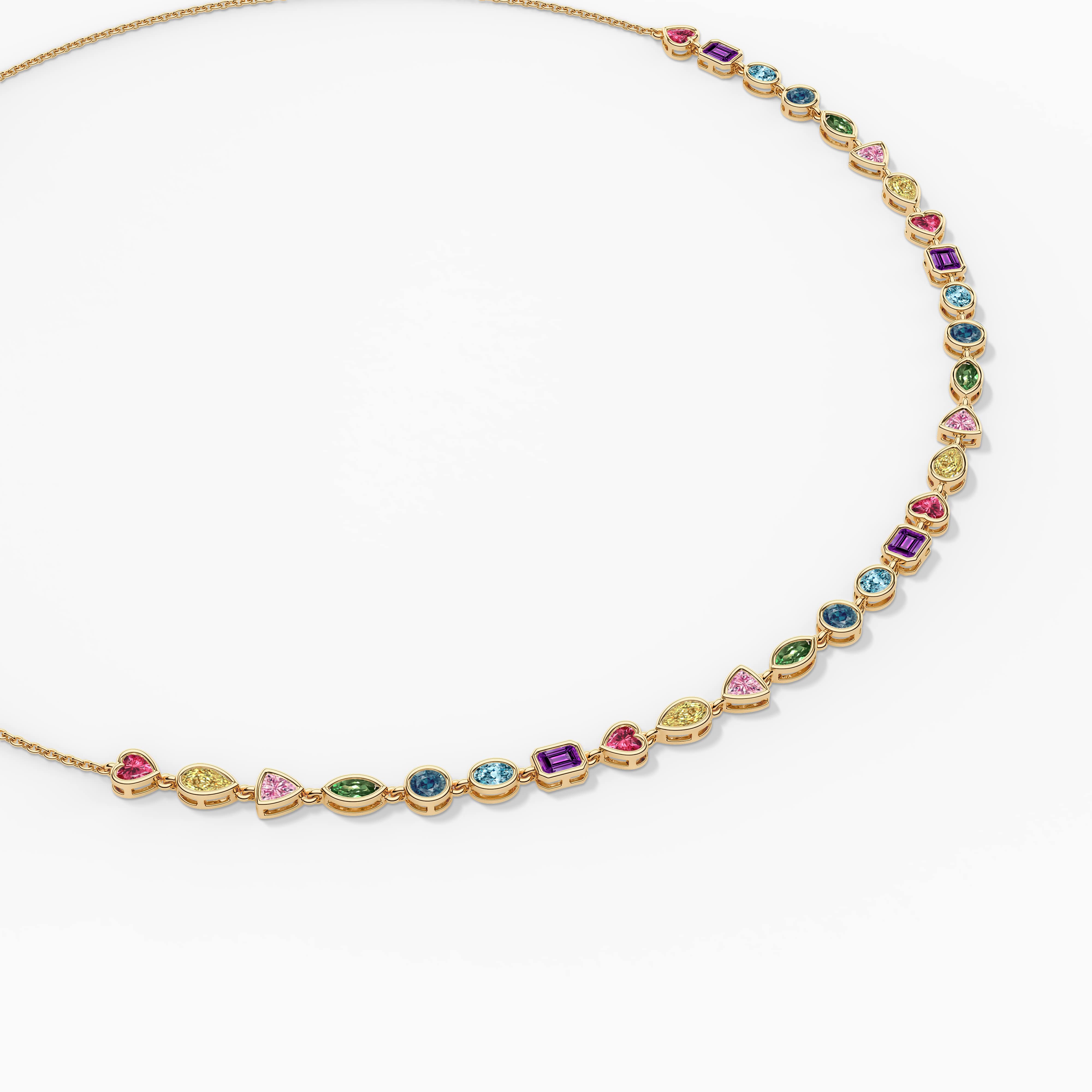 tennis diamond necklace​