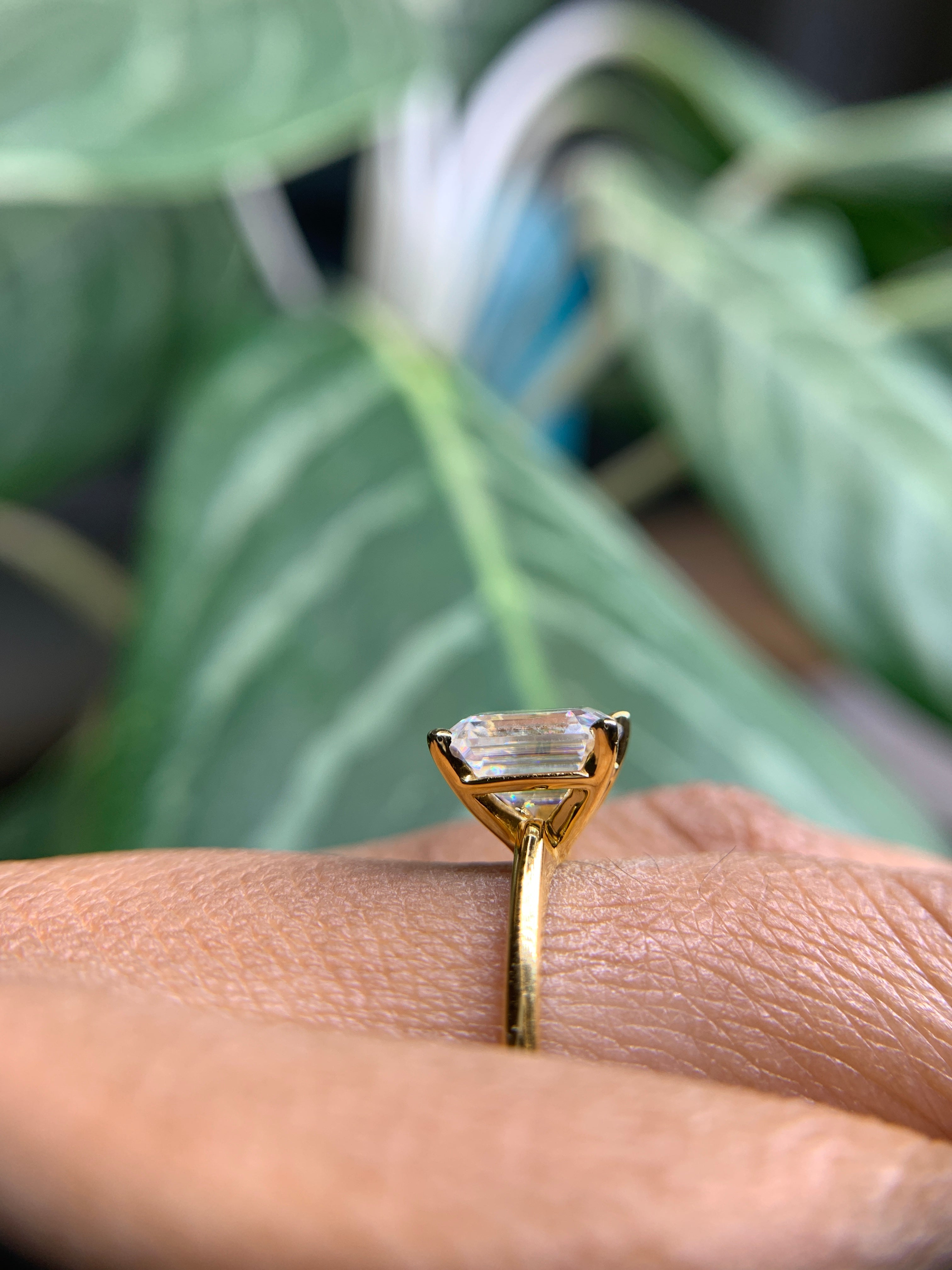 1.5 carat emerald cut ring