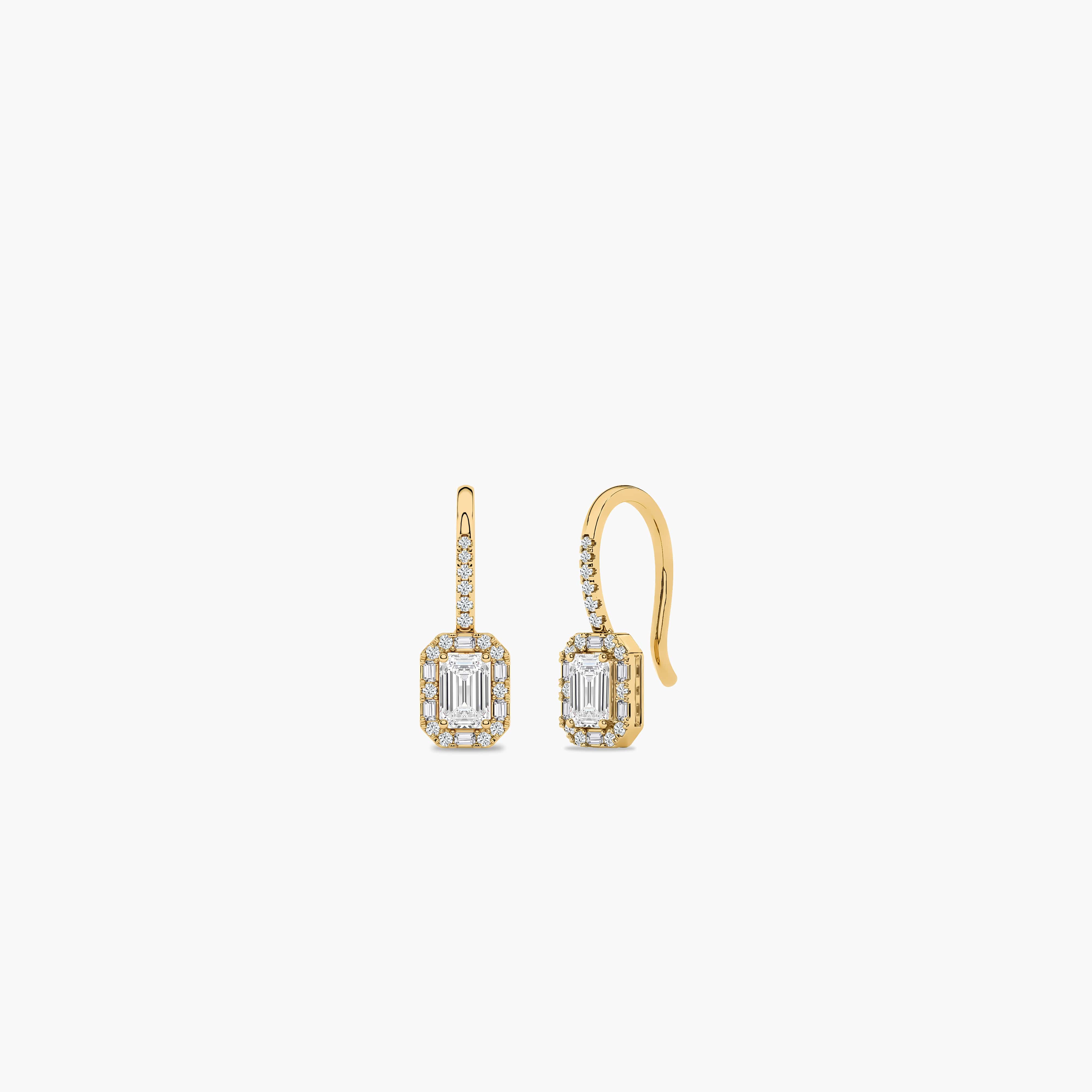 drop earrings diamond