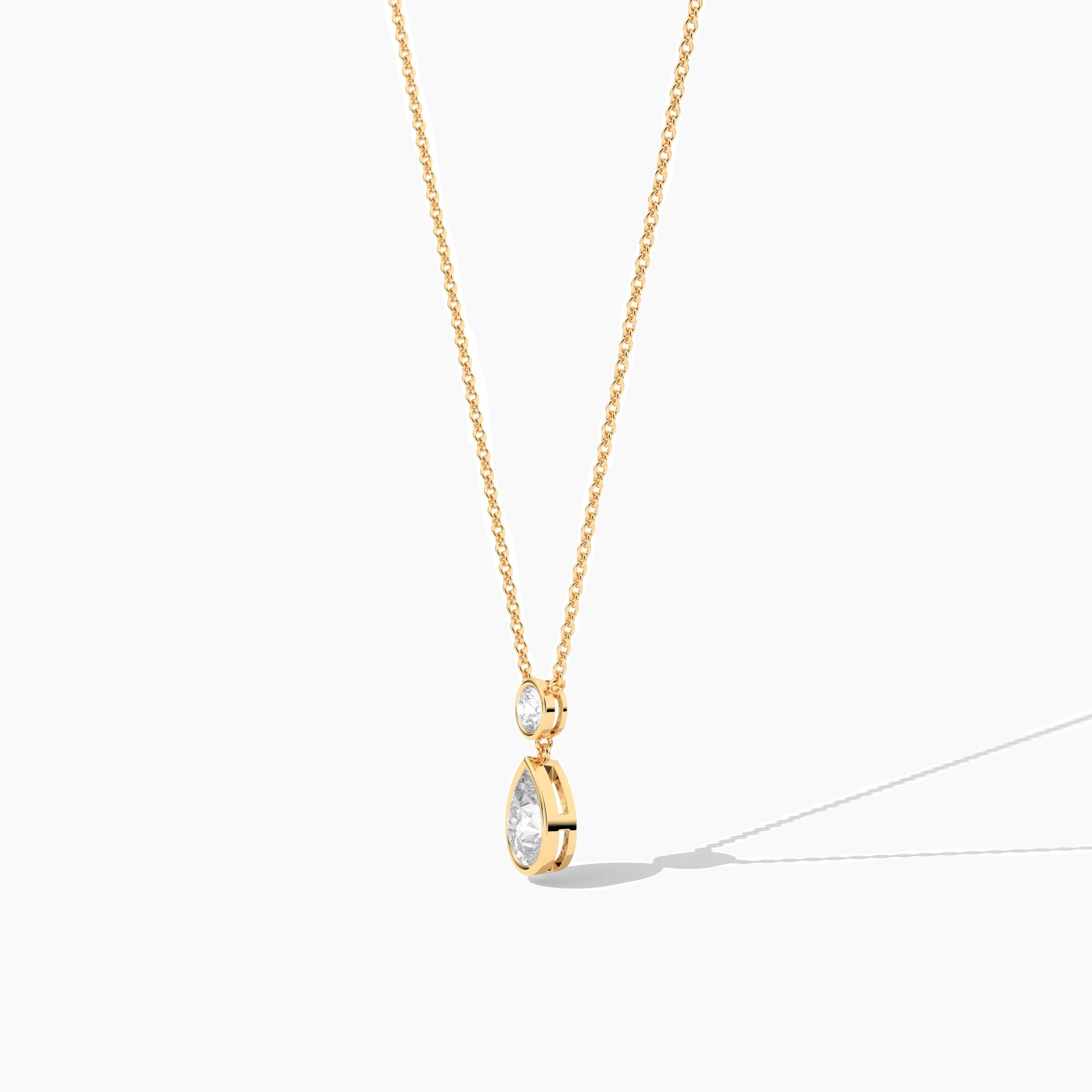 yellow gold fashion necklace 