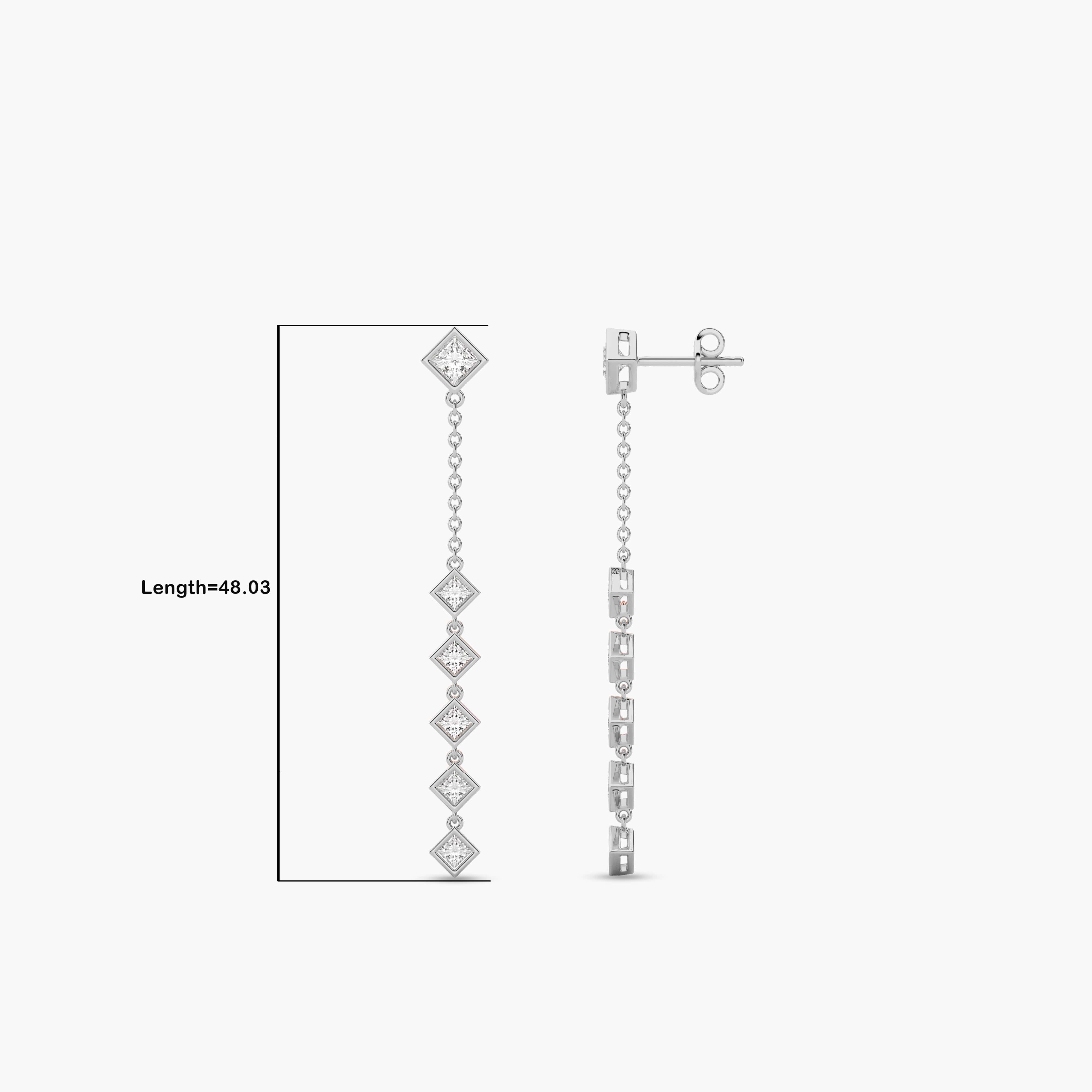 drop & linear earrings