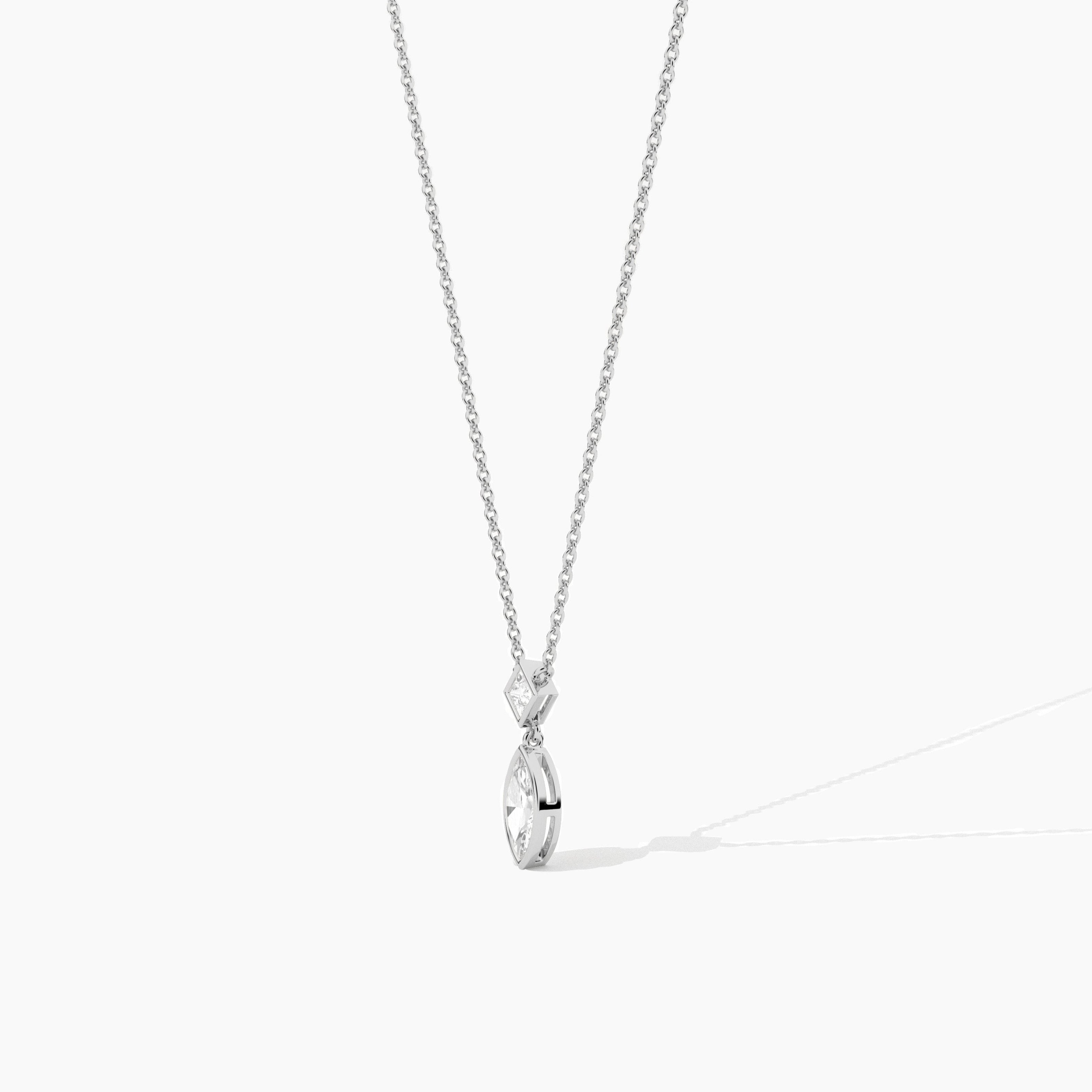 white gold diamond necklace 