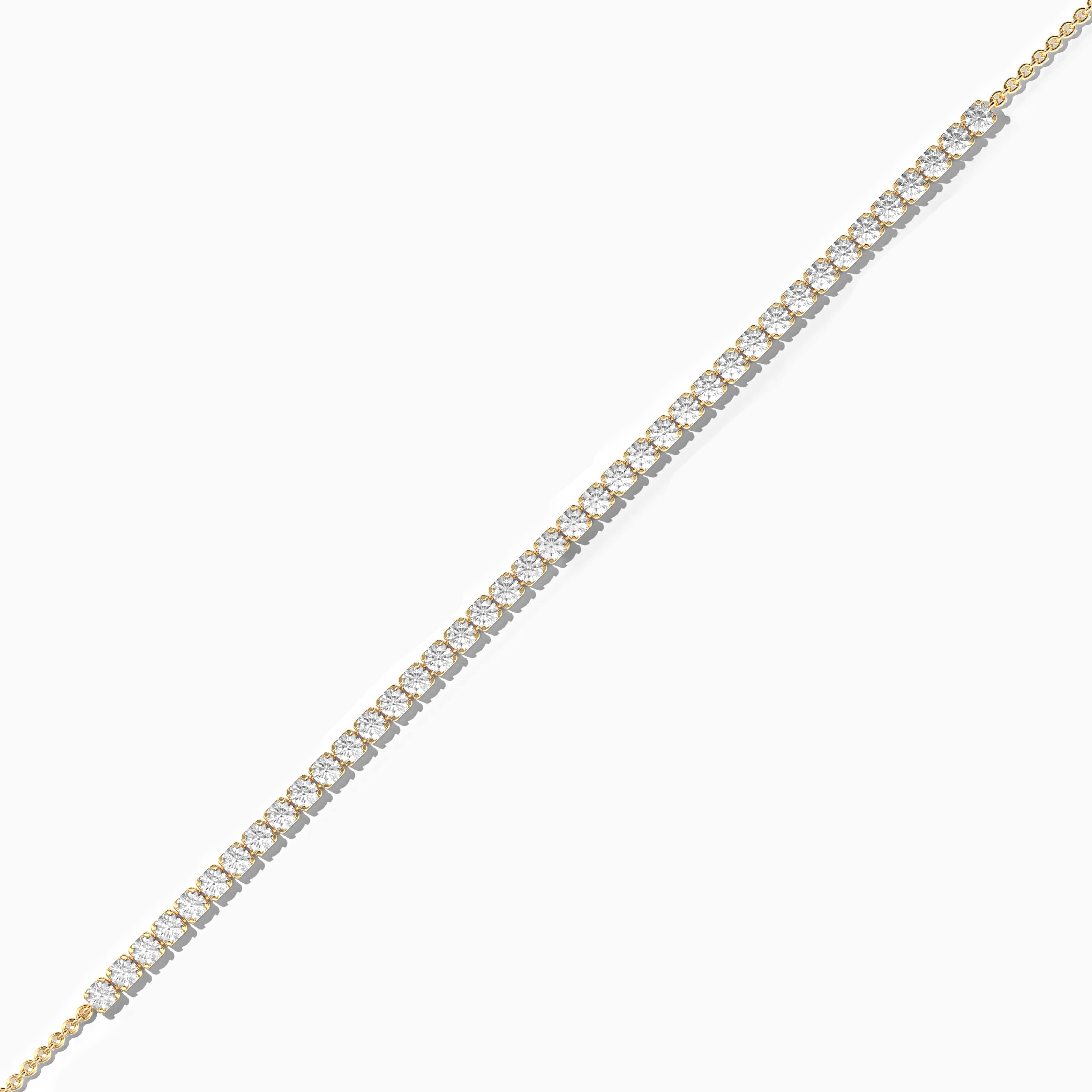 diamond tennis bracelet lab grown