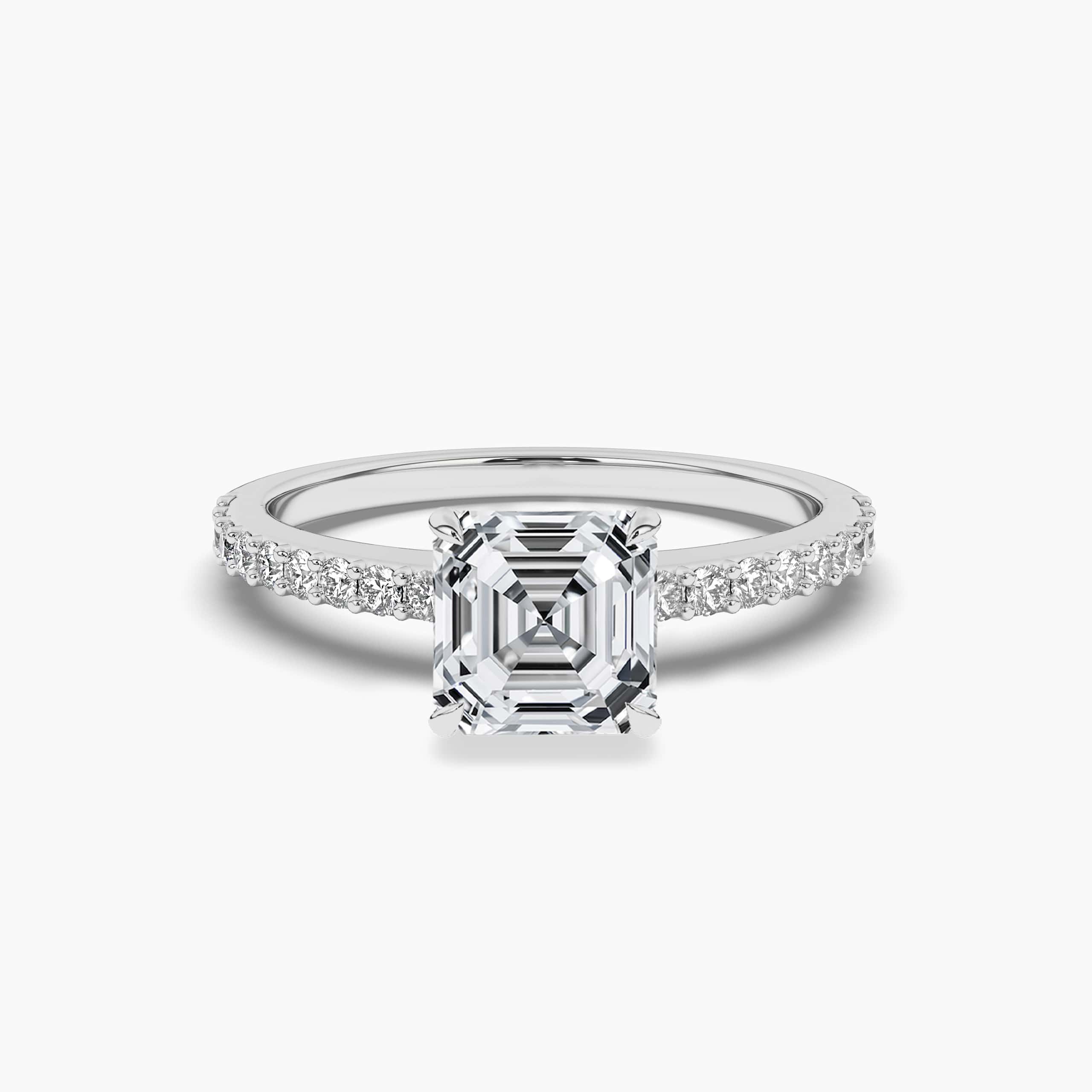 Sterling Silver Solitaire Ring​