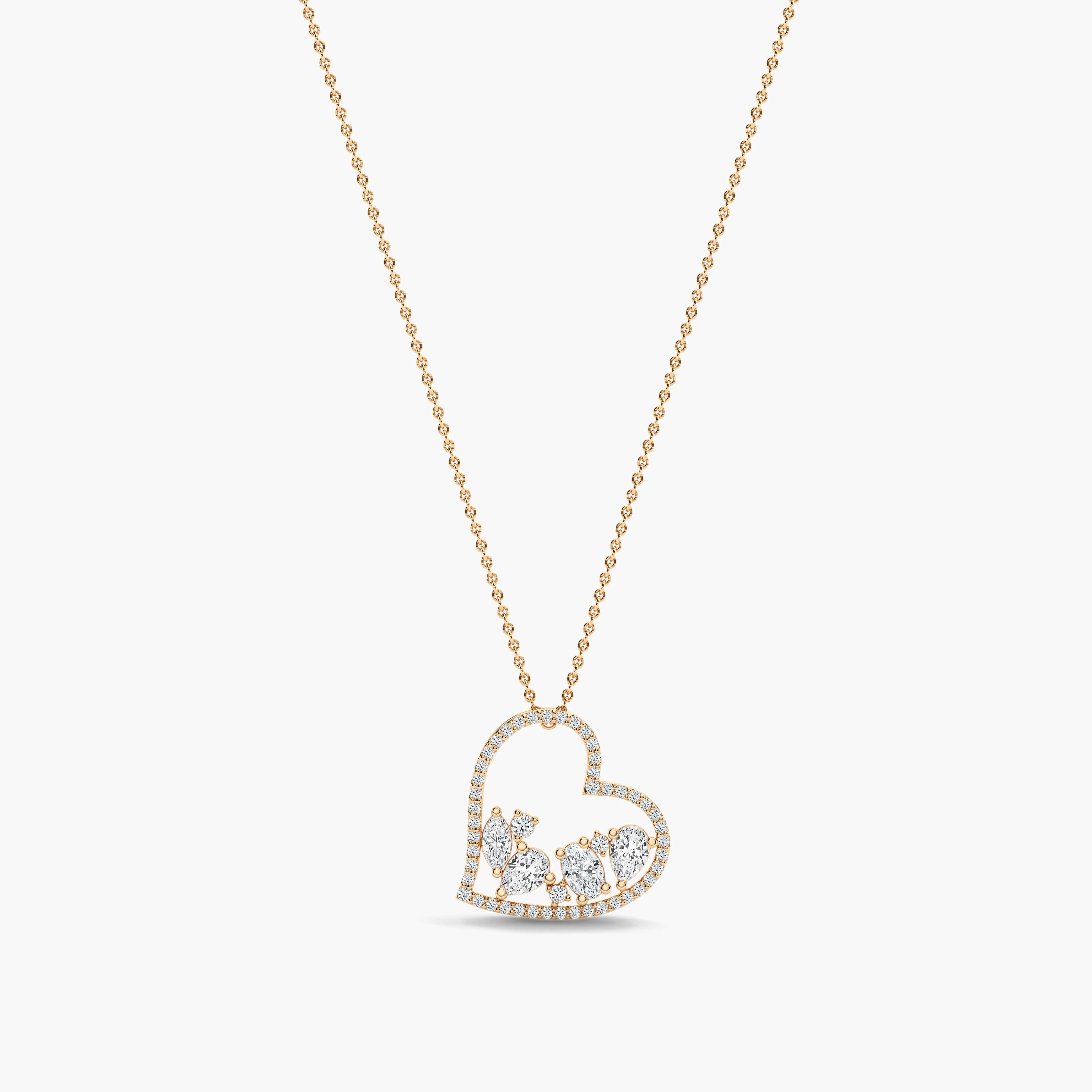 necklace with heart