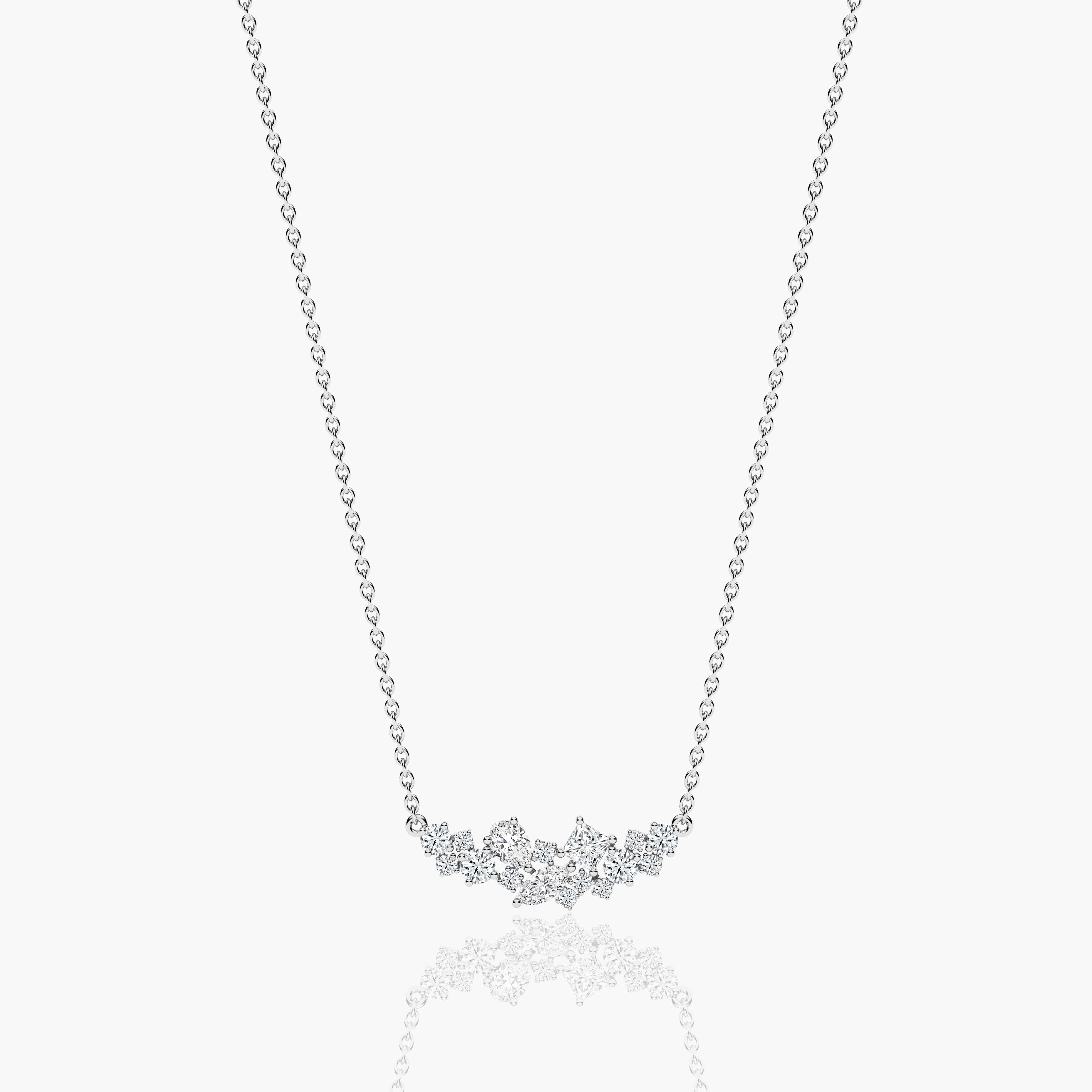 lab grown diamond necklace​