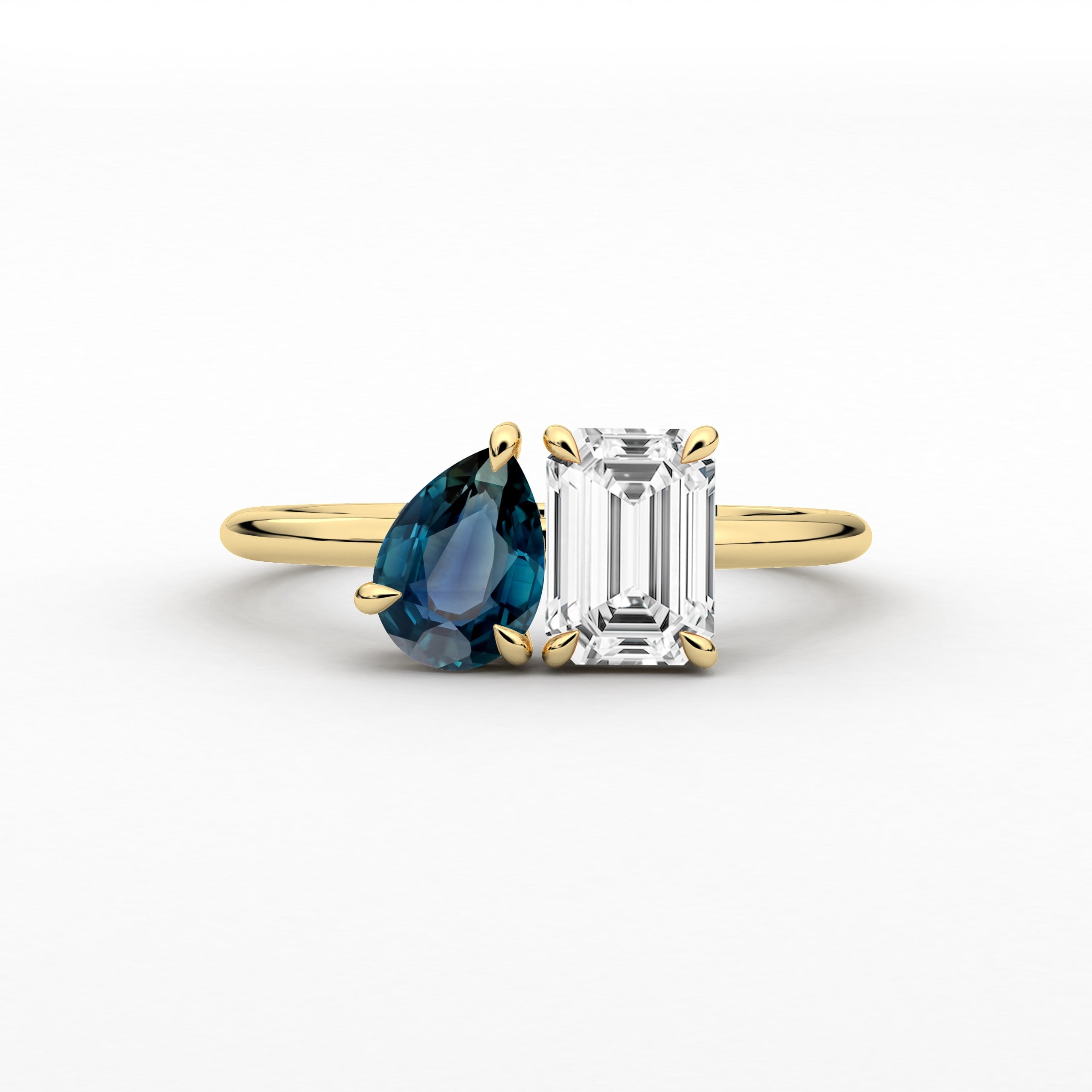 birthstones toi et moi engagement ring