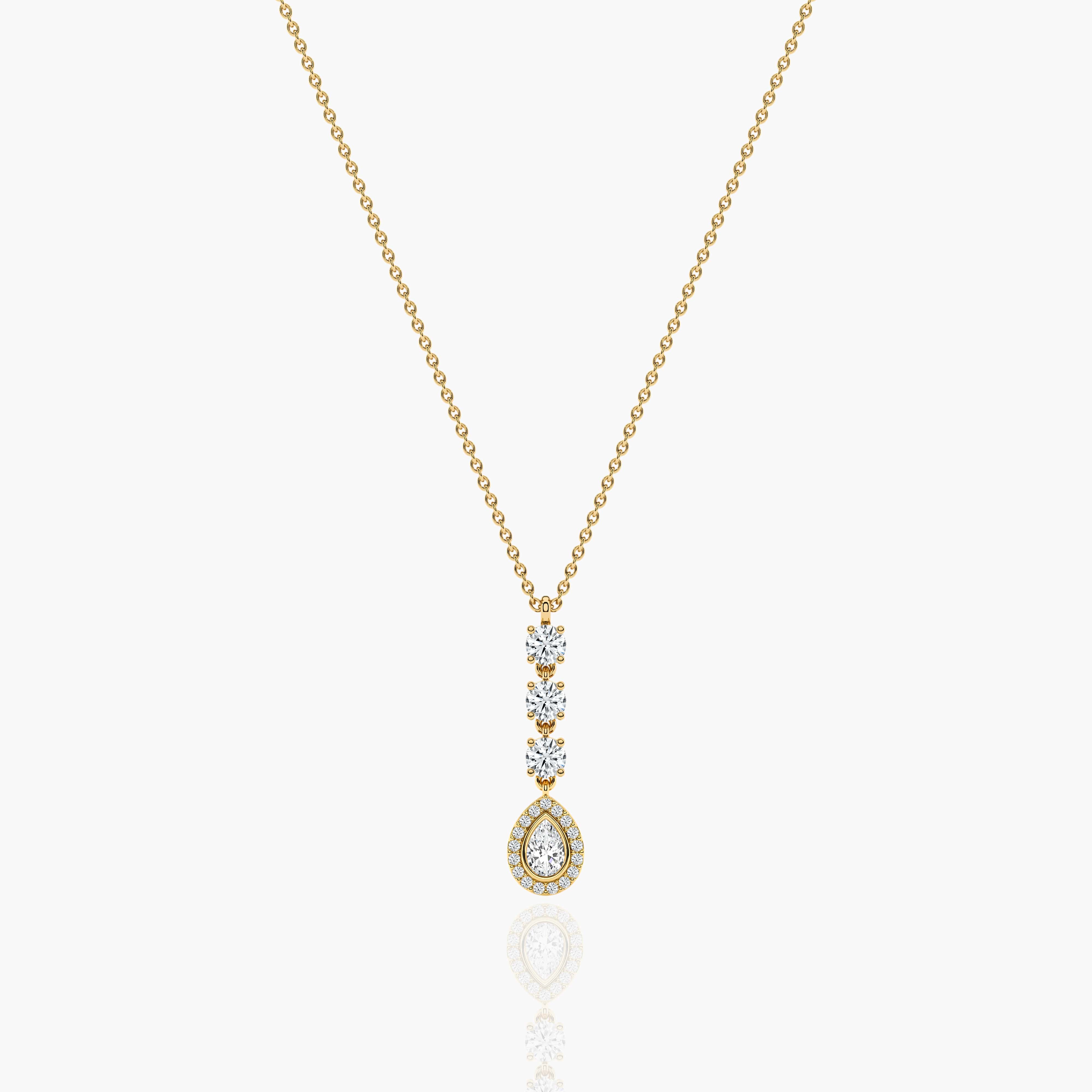 Pear Shape Shine Bright Diamond Pendant