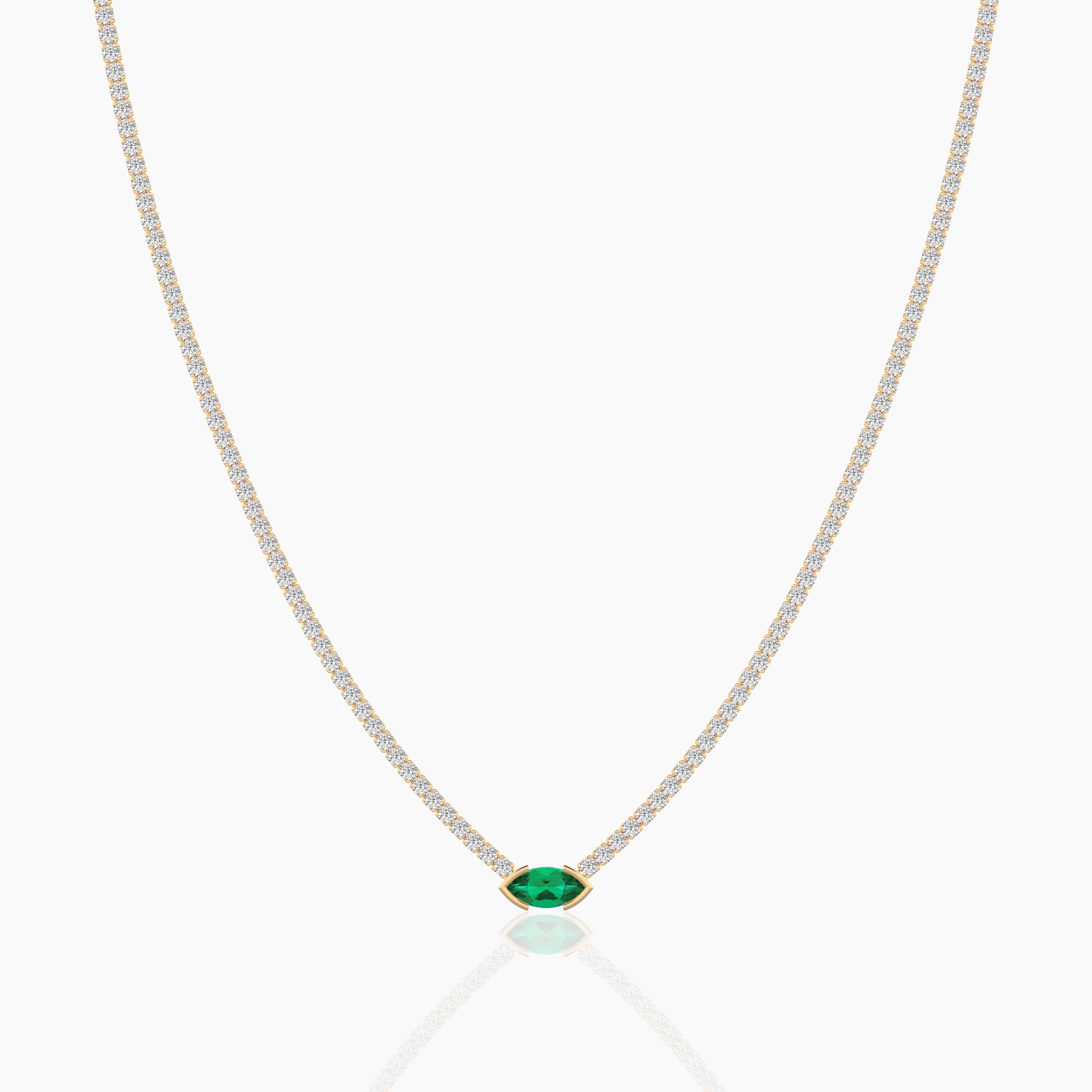 emerald gem necklace