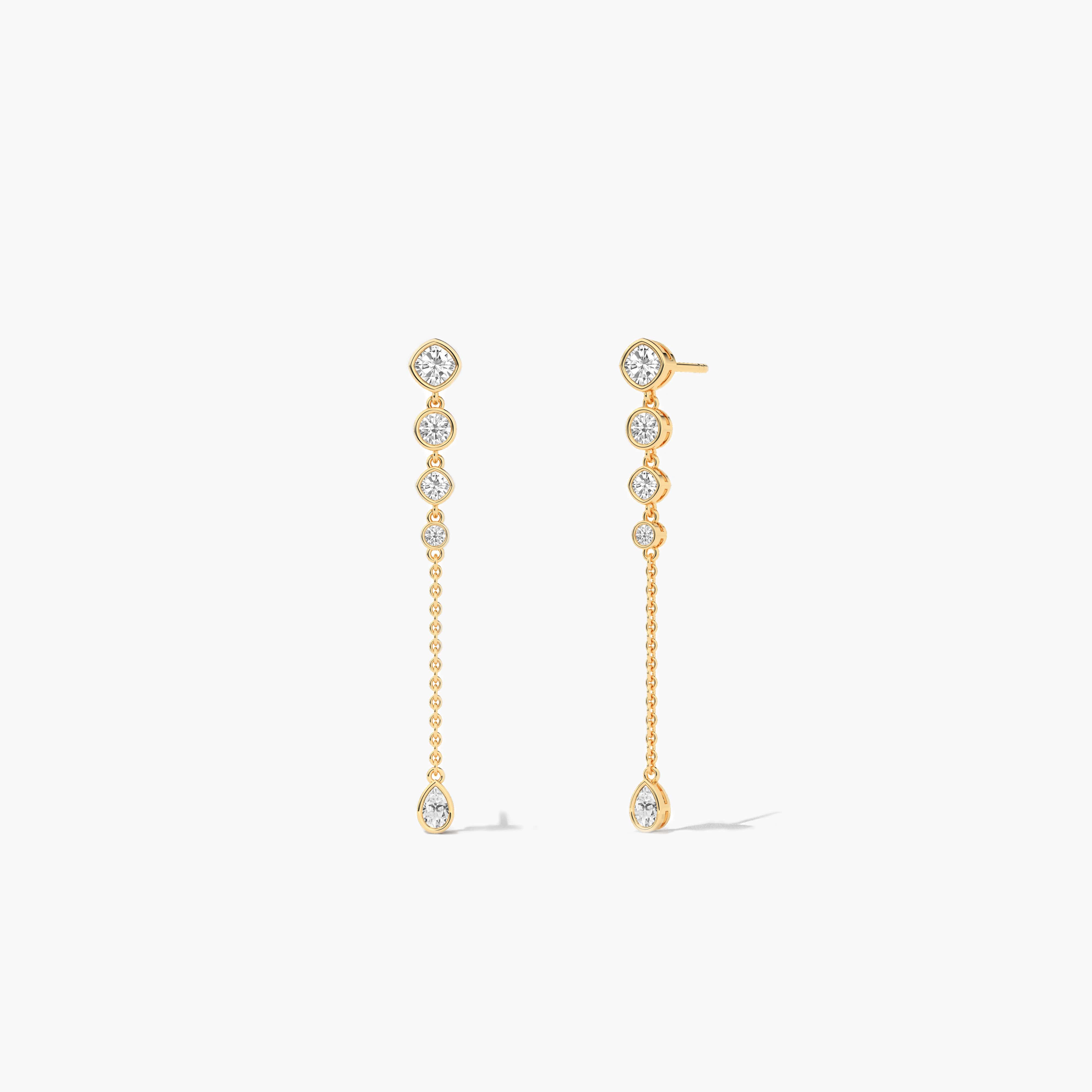 drop earrings diamond