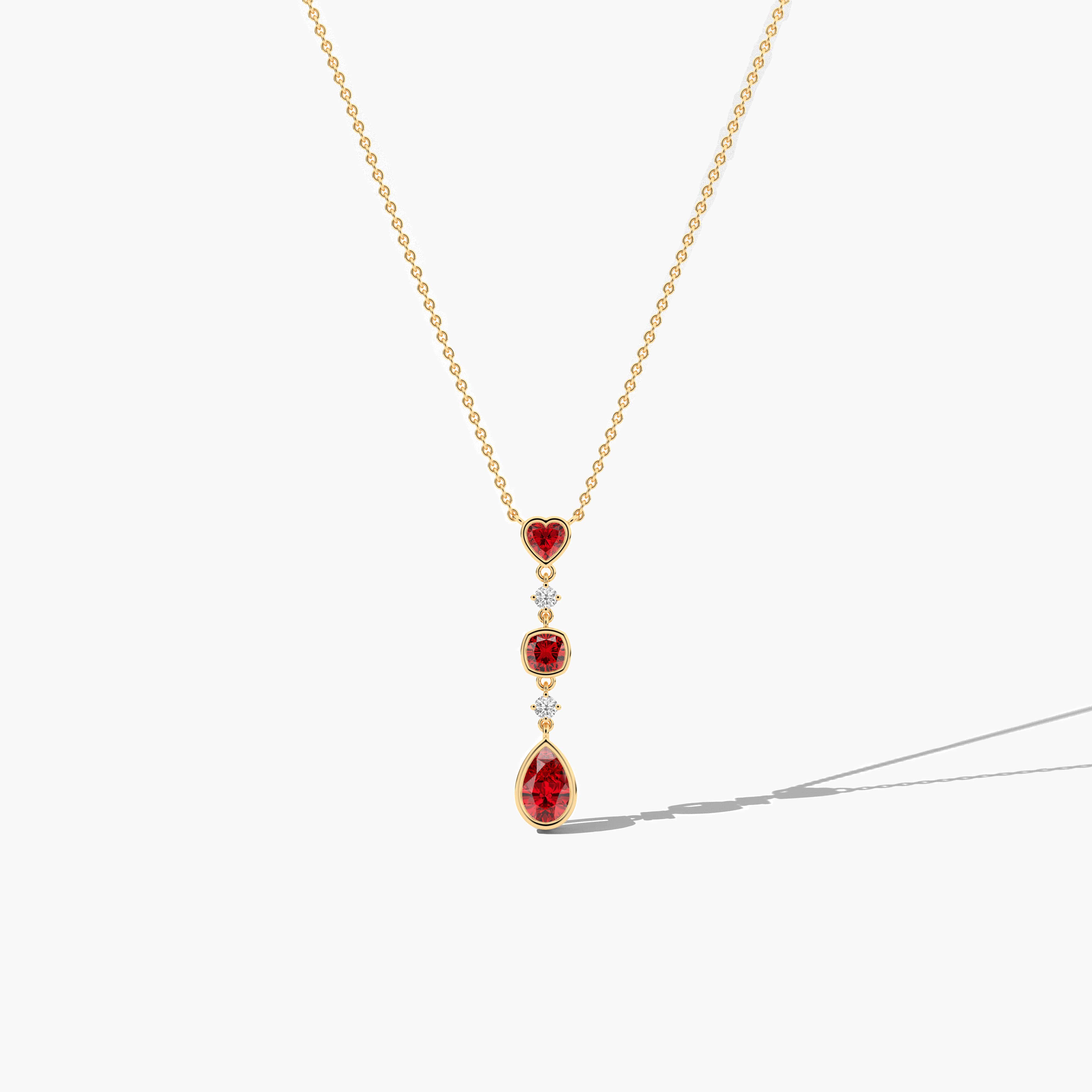 gold and ruby necklace