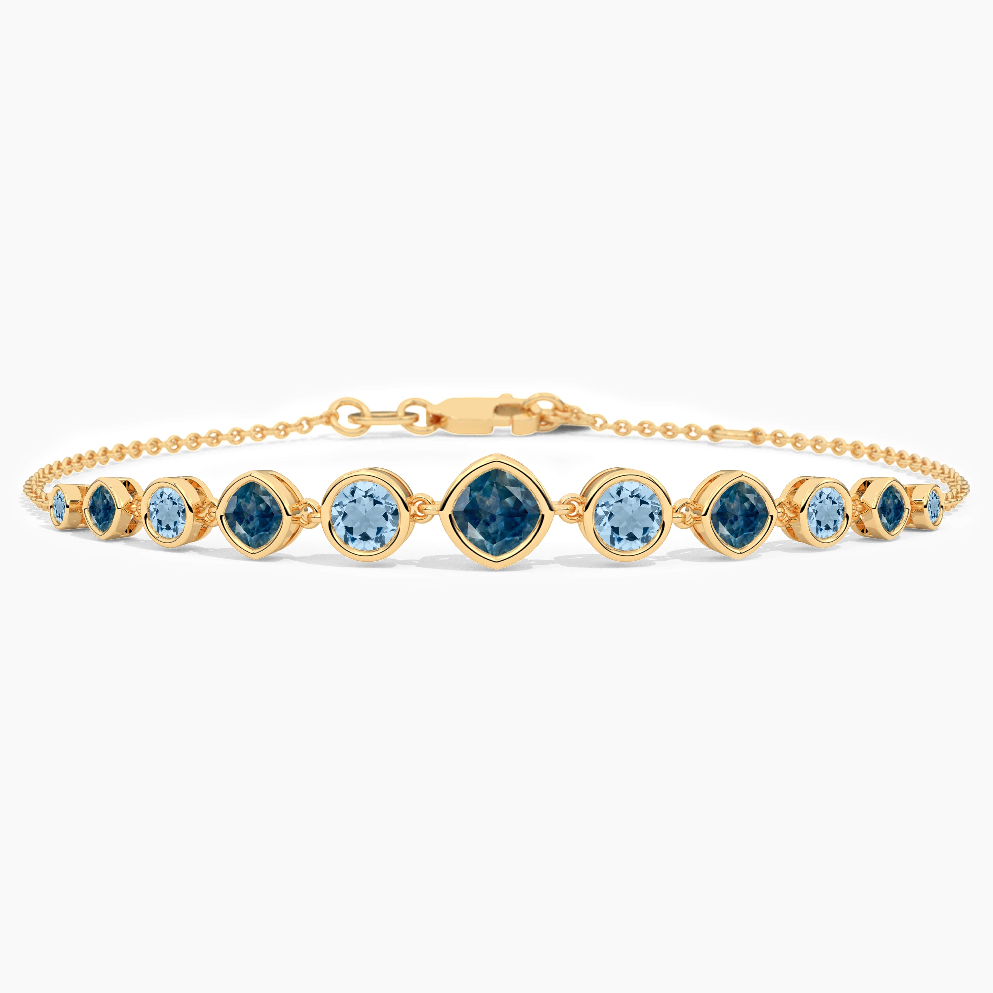 gemstone wedding bracelet