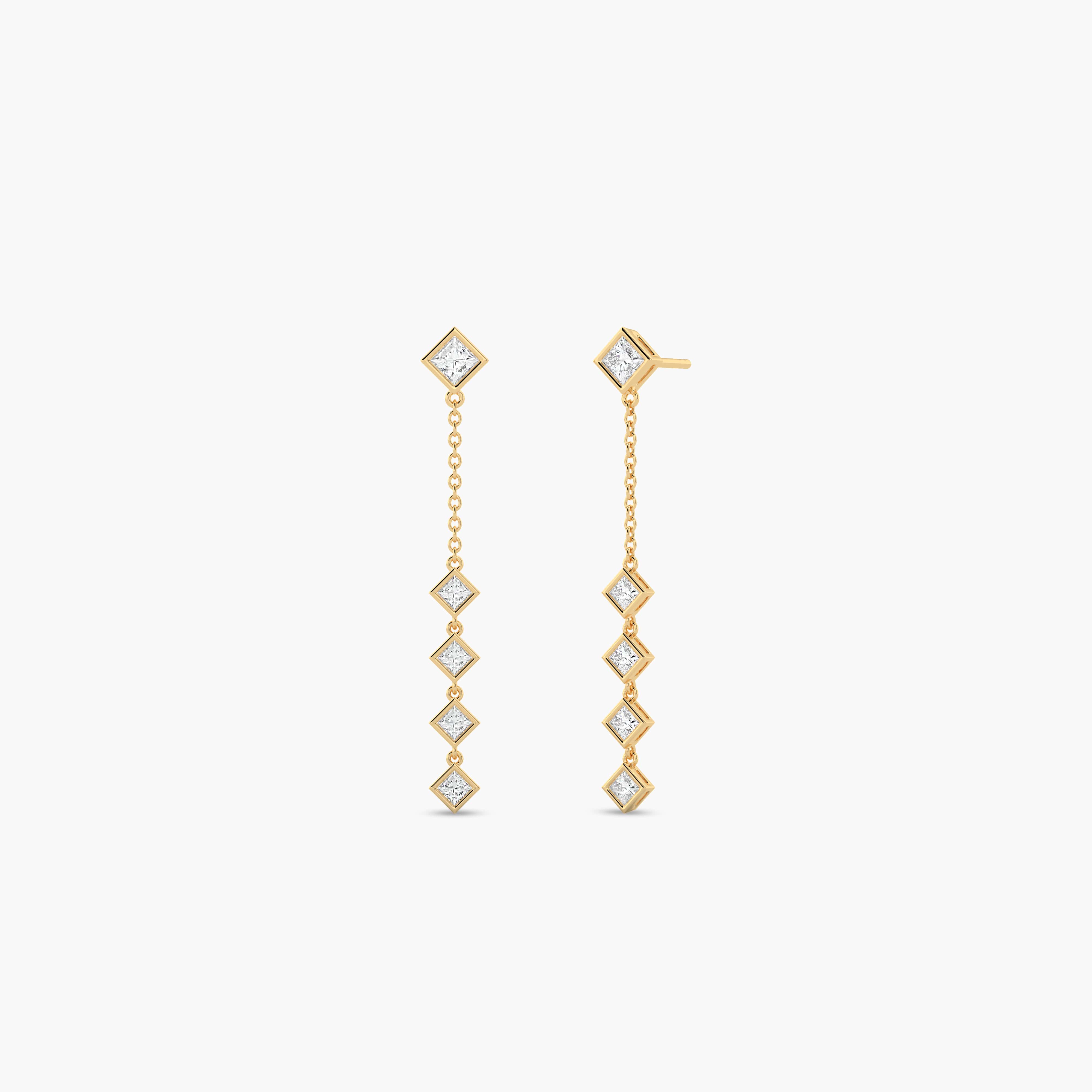 drop & linear earrings