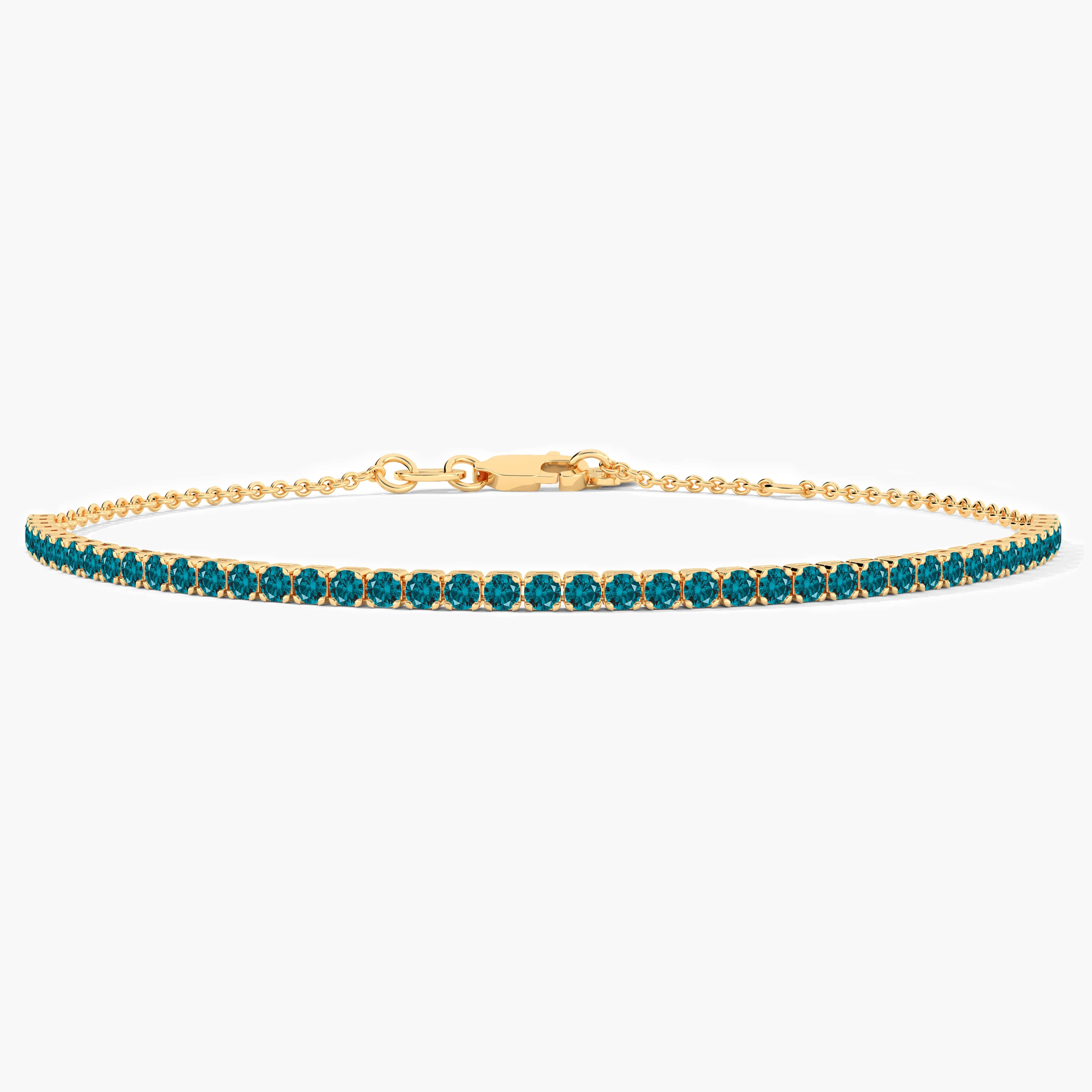 gemstone tennis bracelets