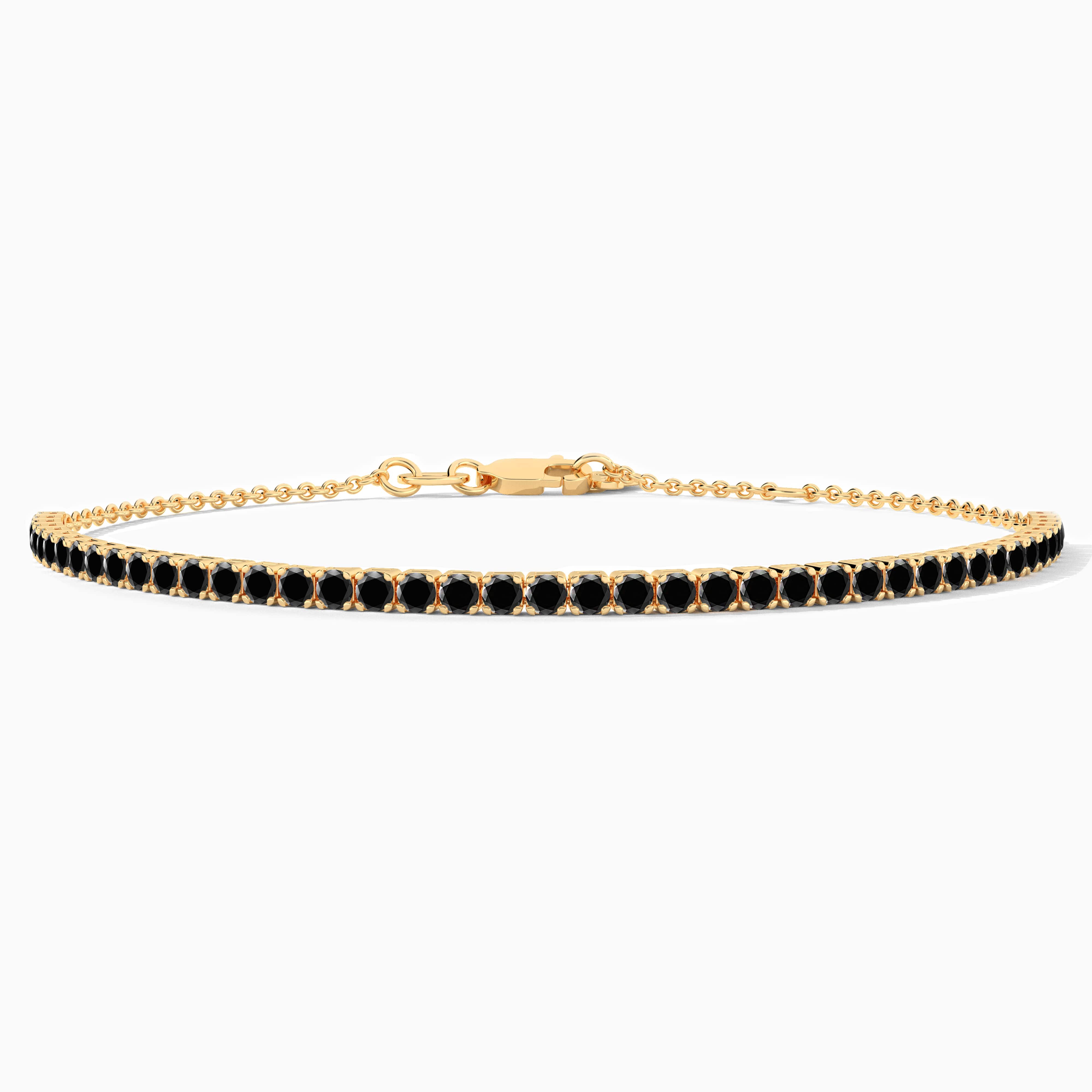 black diamond tennis bracelet​