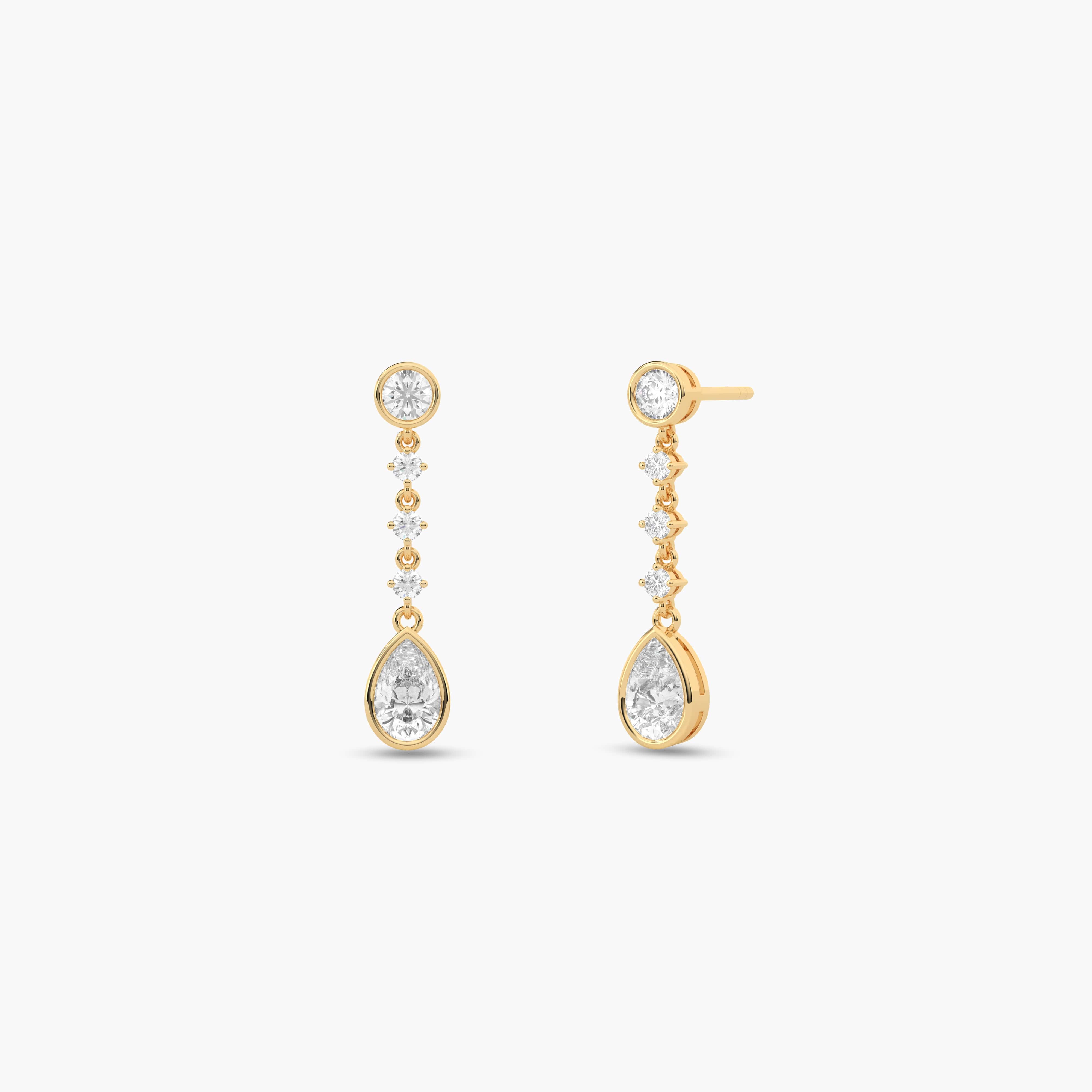 diamond earrings drop style