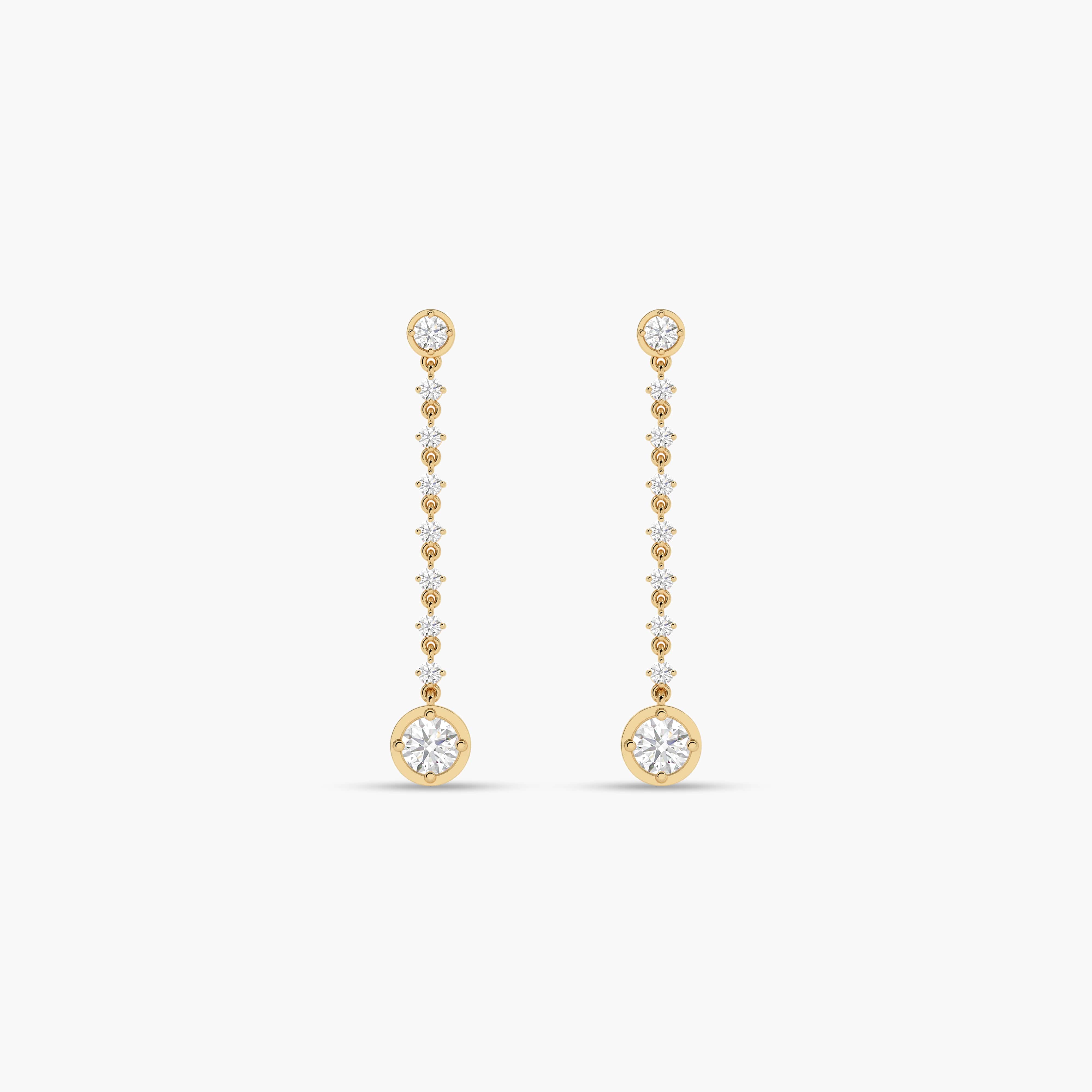 drop diamond earrings